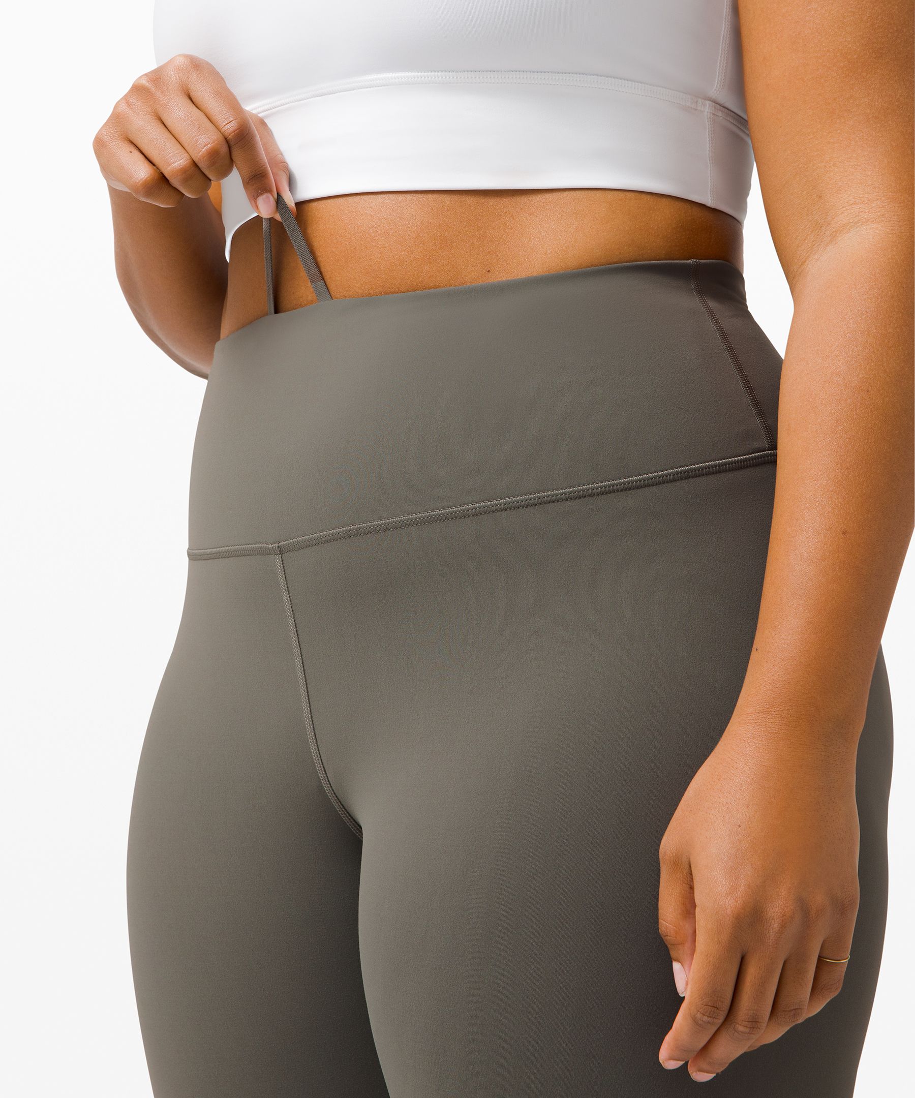 Lululemon Leggings Dame Grå Olivengrønne | 36948-ZCMO