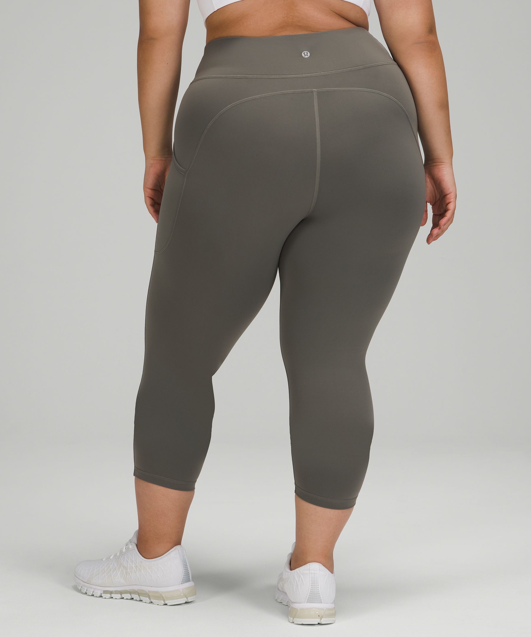 Lululemon Leggings Dame Grå Olivengrønne | 60581-ZSYK