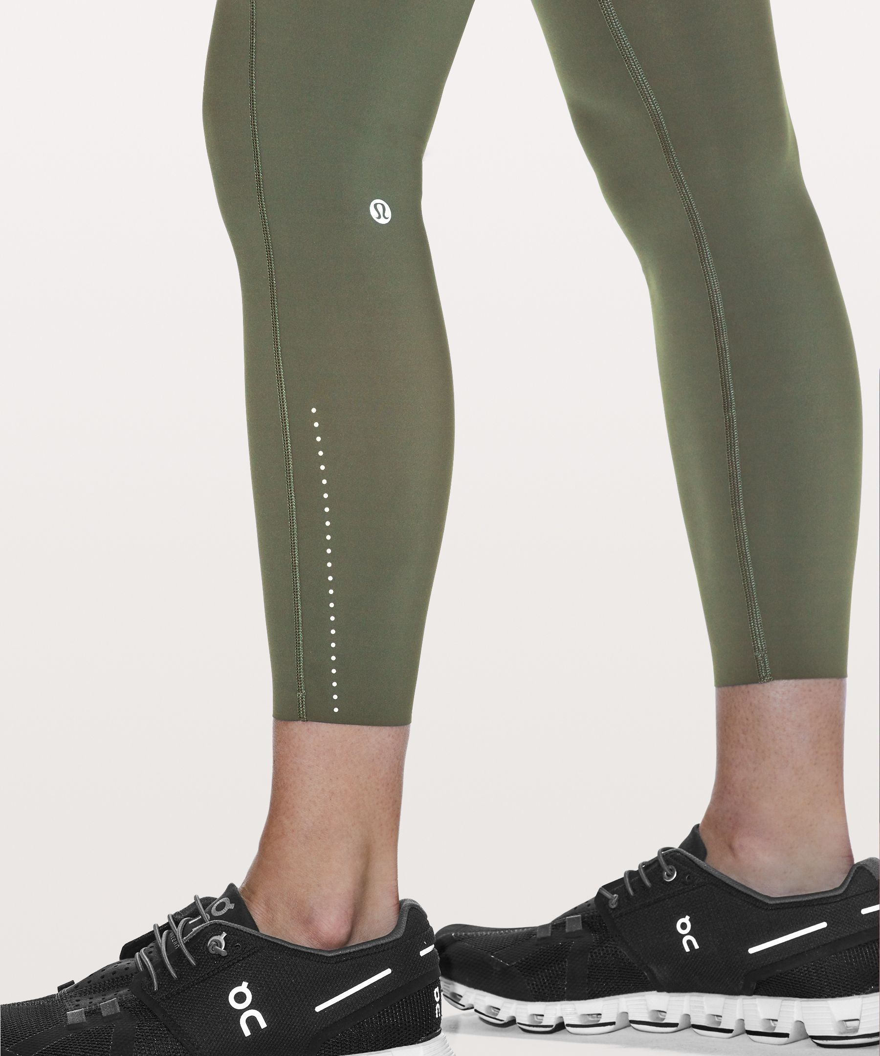 Lululemon Leggings Dame Grå Olivengrønne | 62973-GHJQ