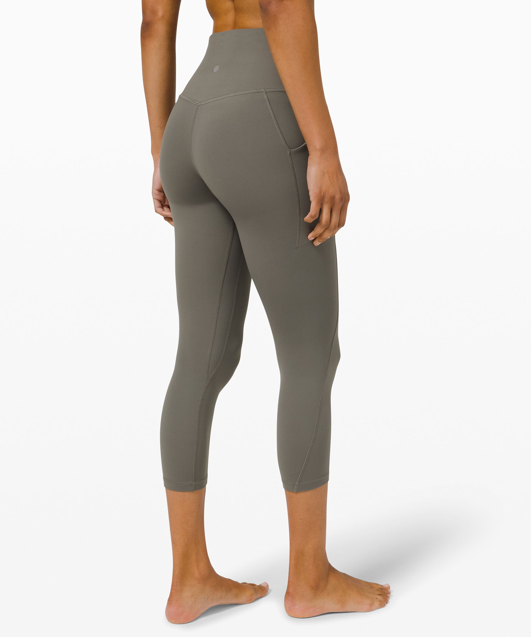 Lululemon Leggings Dame Grå Olivengrønne | 78351-RXWB