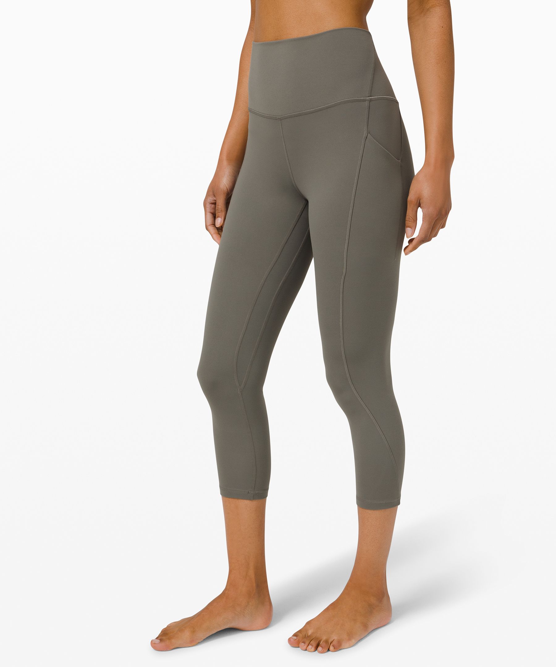 Lululemon Leggings Dame Grå Olivengrønne | 78351-RXWB
