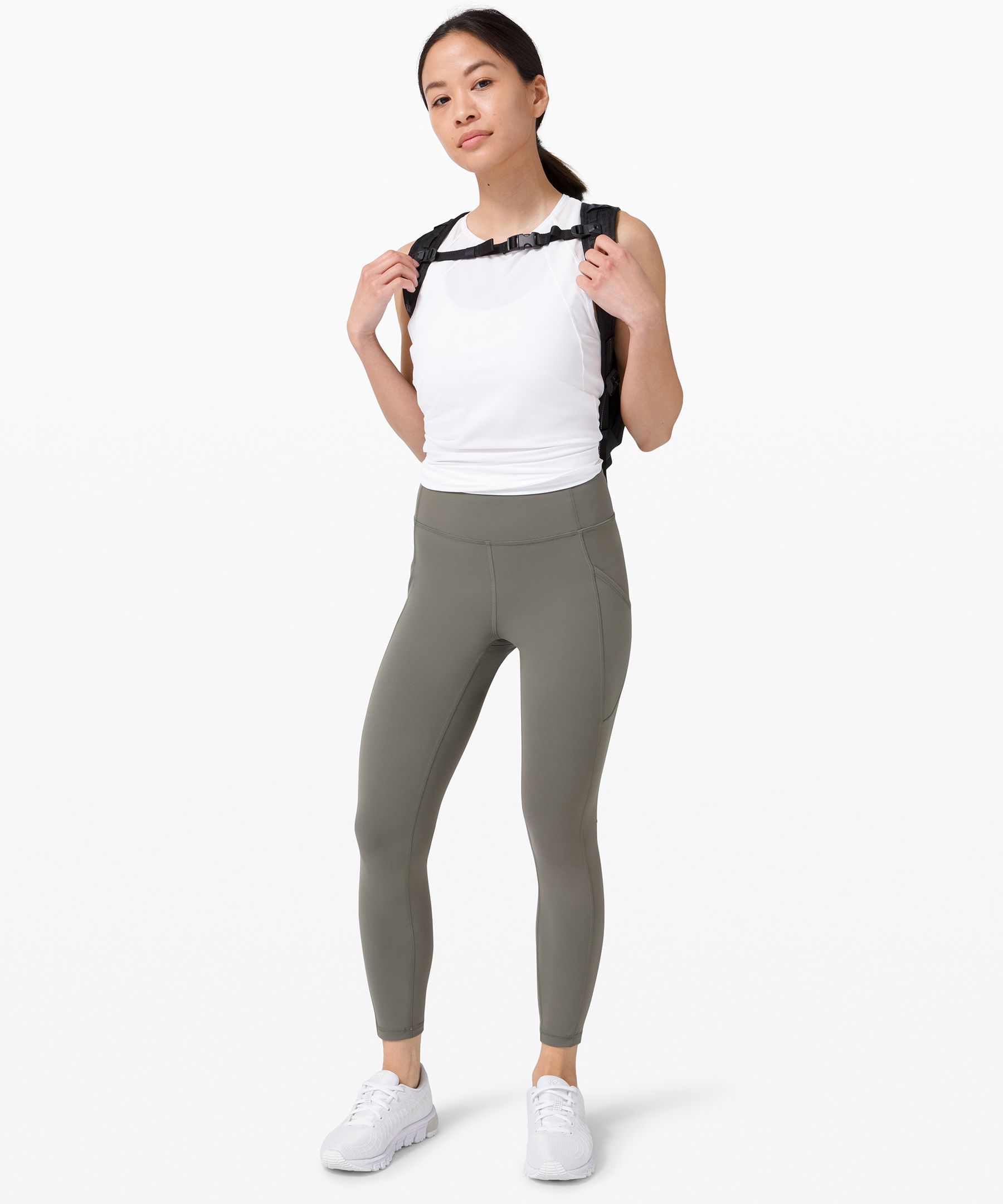 Lululemon Leggings Dame Grå Olivengrønne | 82659-LXHC