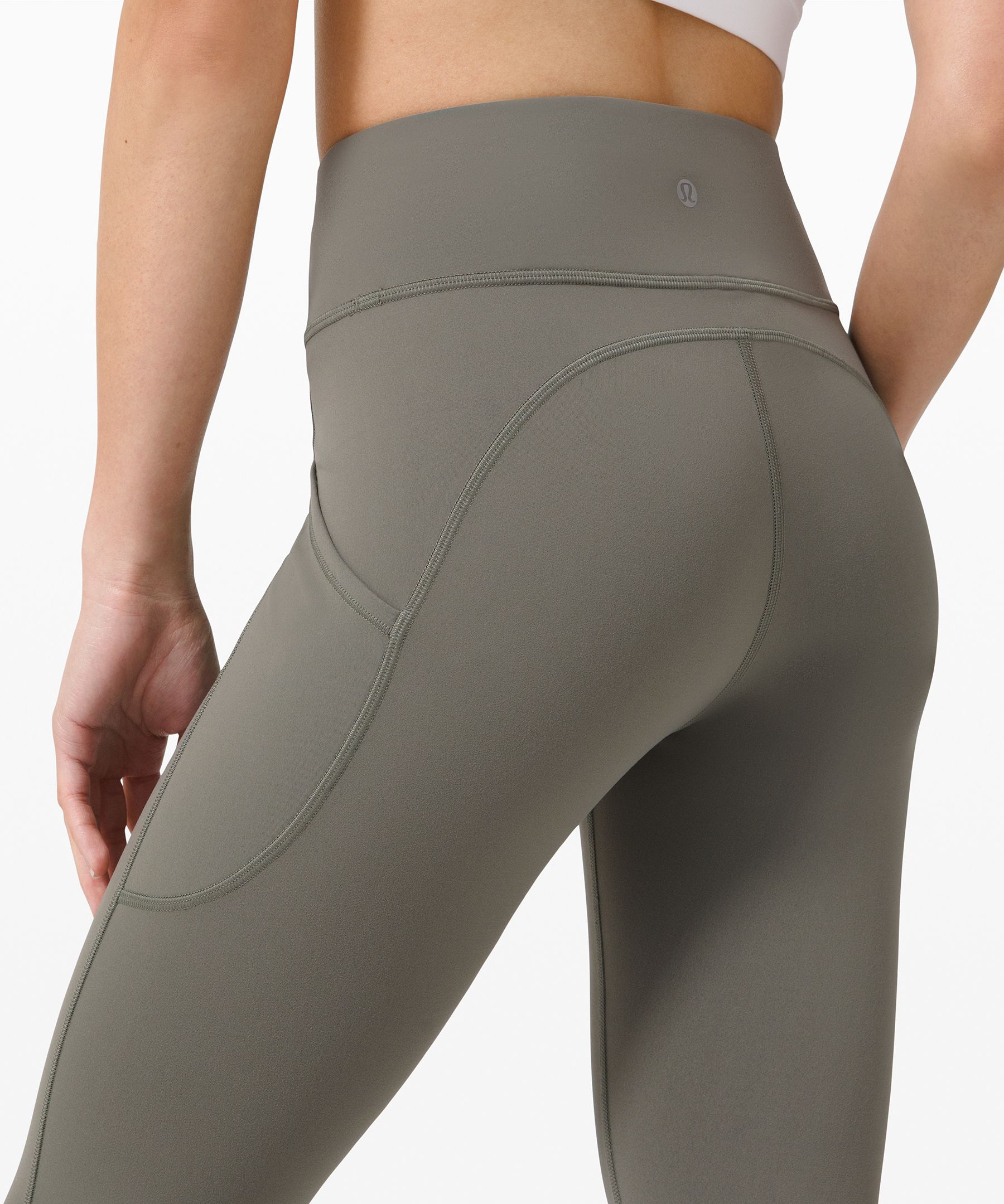 Lululemon Leggings Dame Grå Olivengrønne | 82659-LXHC