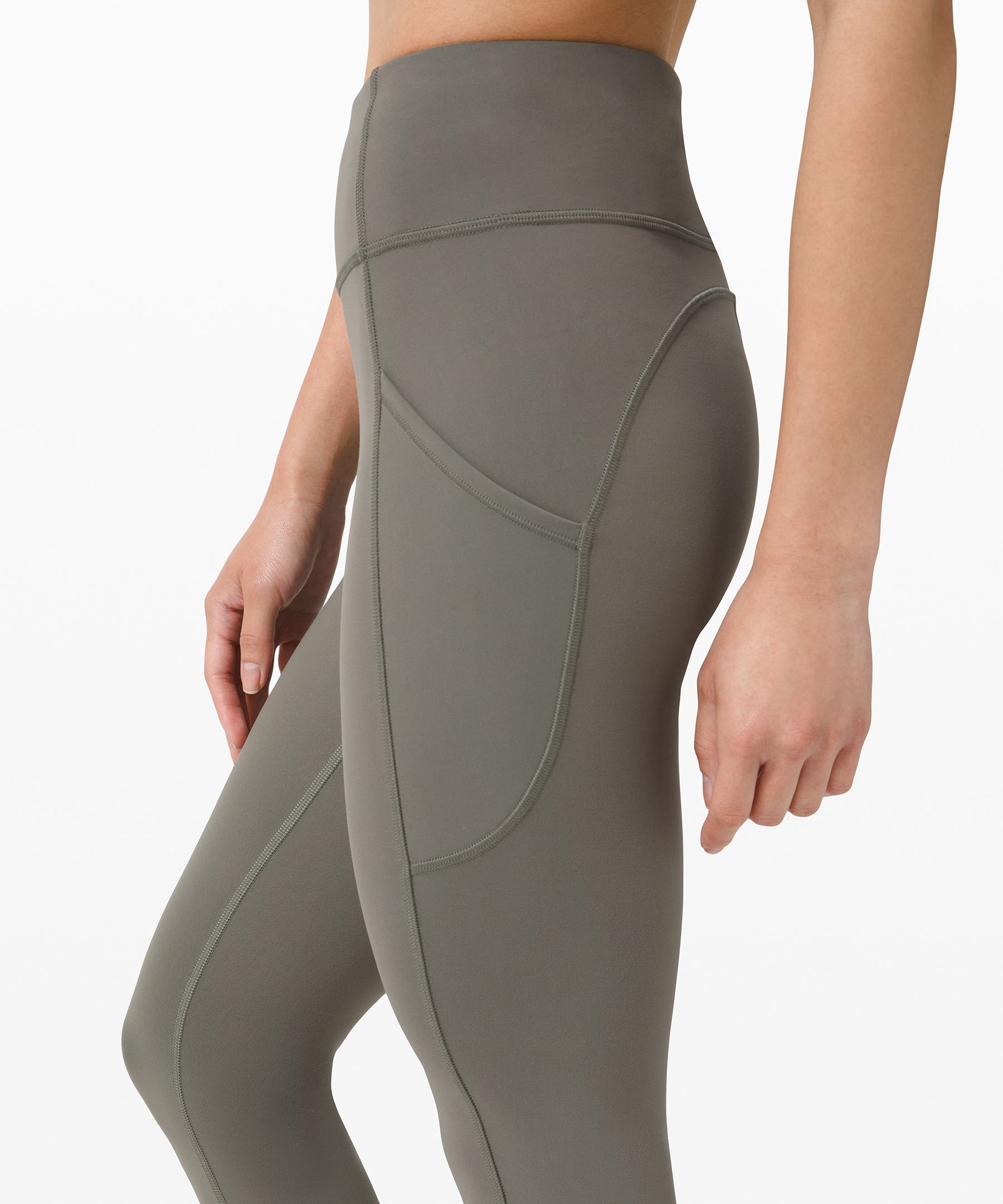 Lululemon Leggings Dame Grå Olivengrønne | 82659-LXHC