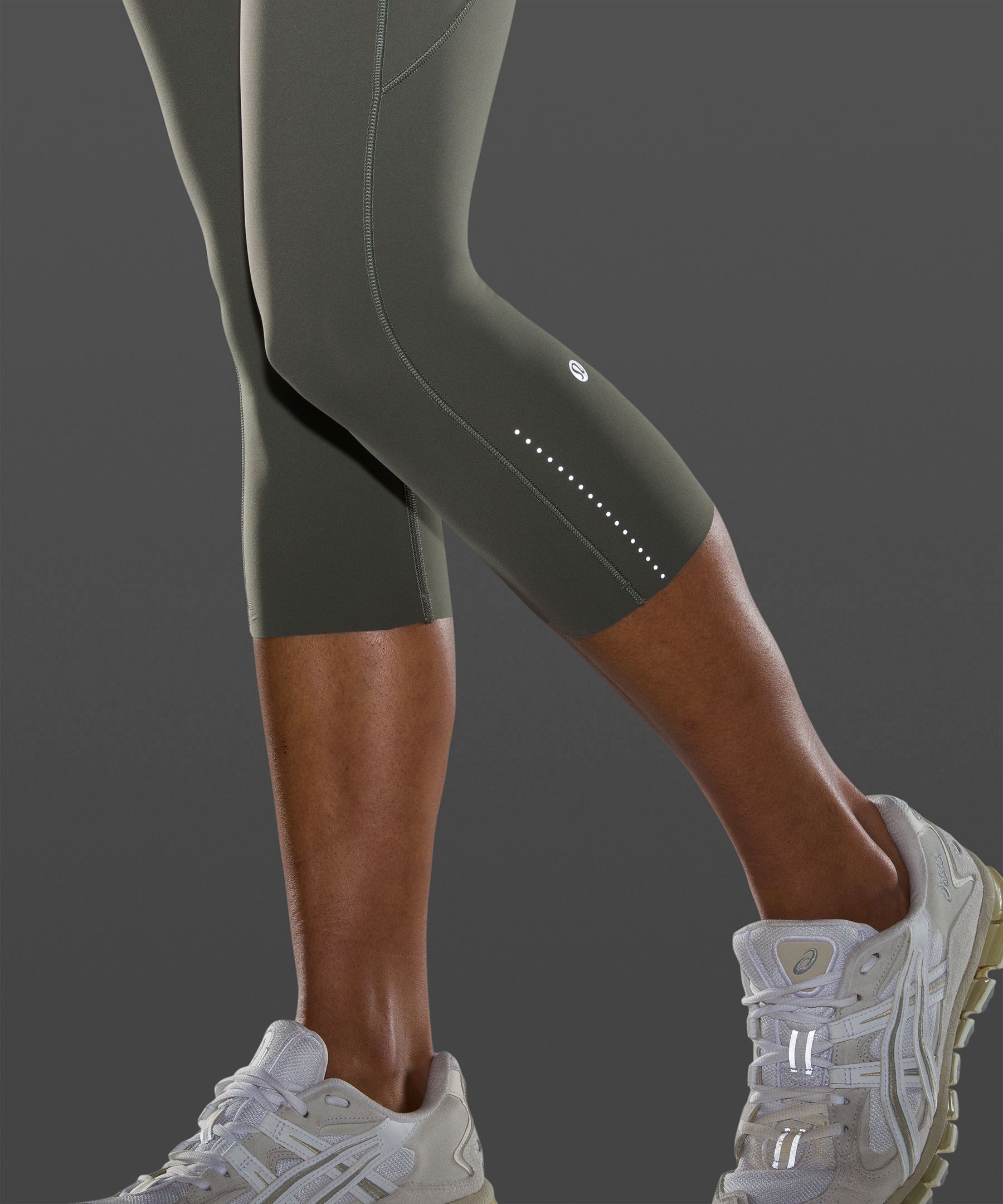 Lululemon Leggings Dame Grå Olivengrønne | 97135-SCFZ