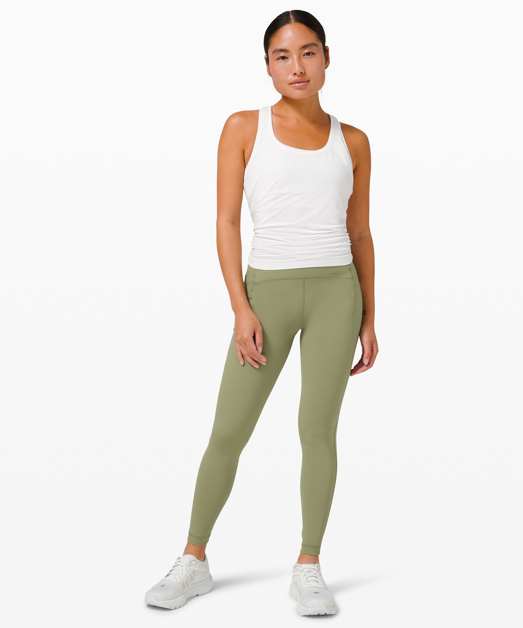 Lululemon Leggings Dame Grønn | 14692-HVOT