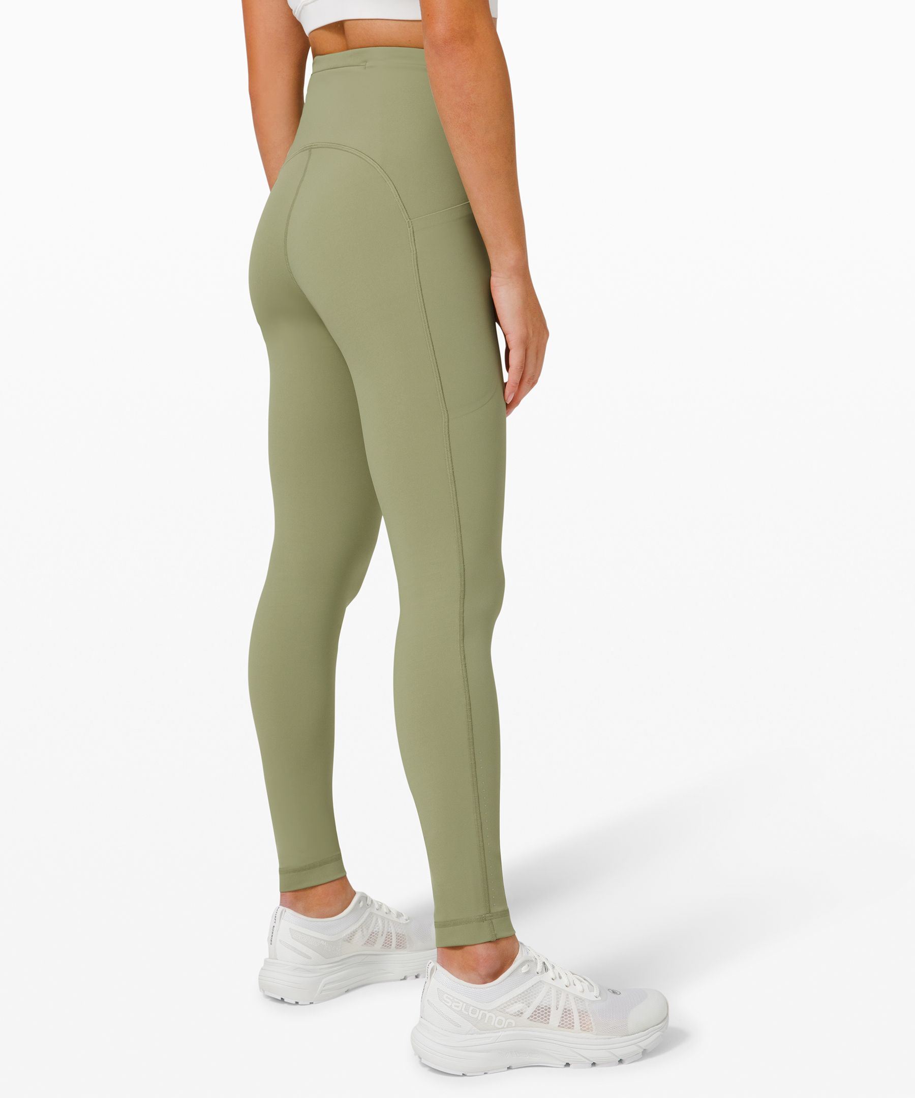Lululemon Leggings Dame Grønn | 14692-HVOT