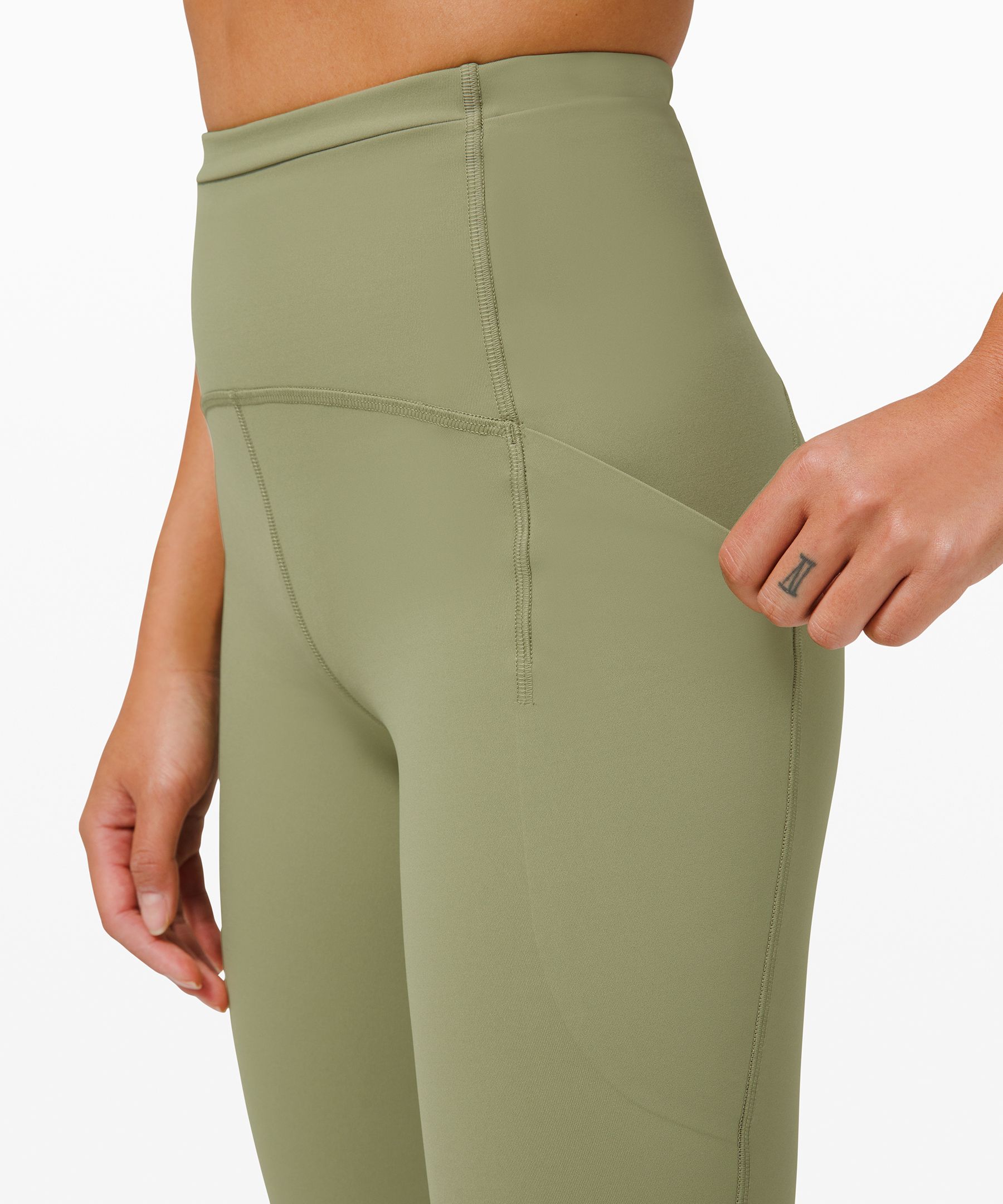 Lululemon Leggings Dame Grønn | 14692-HVOT