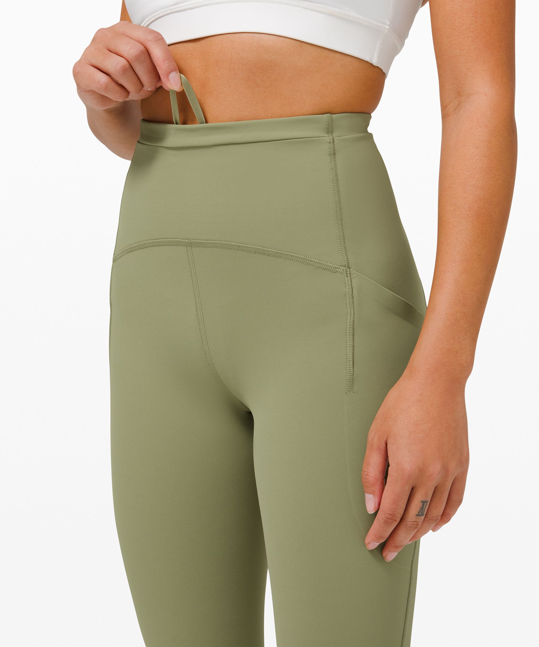 Lululemon Leggings Dame Grønn | 14692-HVOT