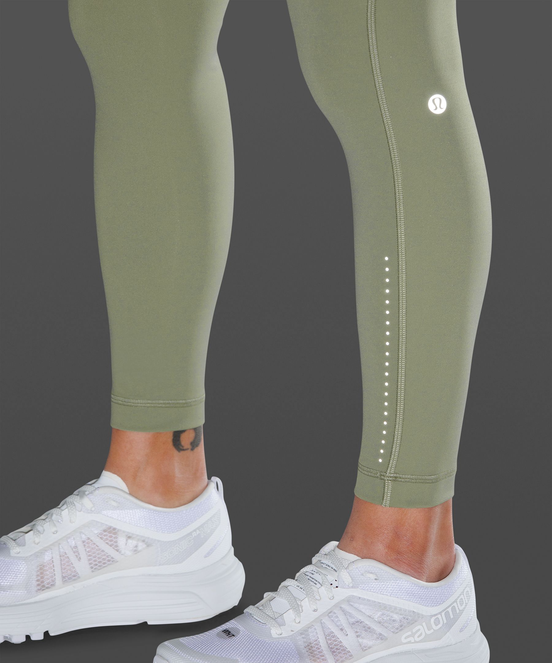 Lululemon Leggings Dame Grønn | 14692-HVOT
