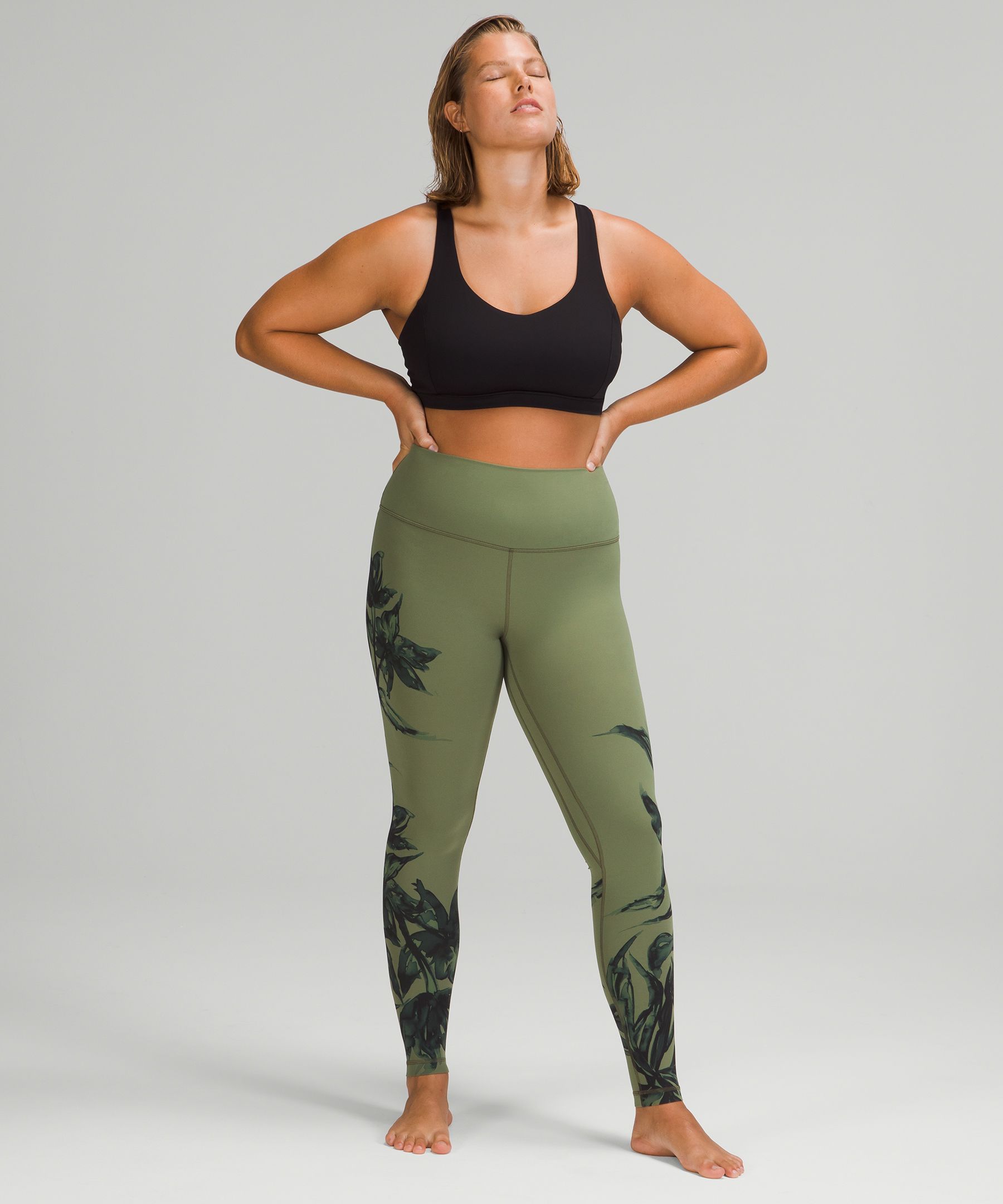 Lululemon Leggings Dame Grønn | 86951-JFIQ