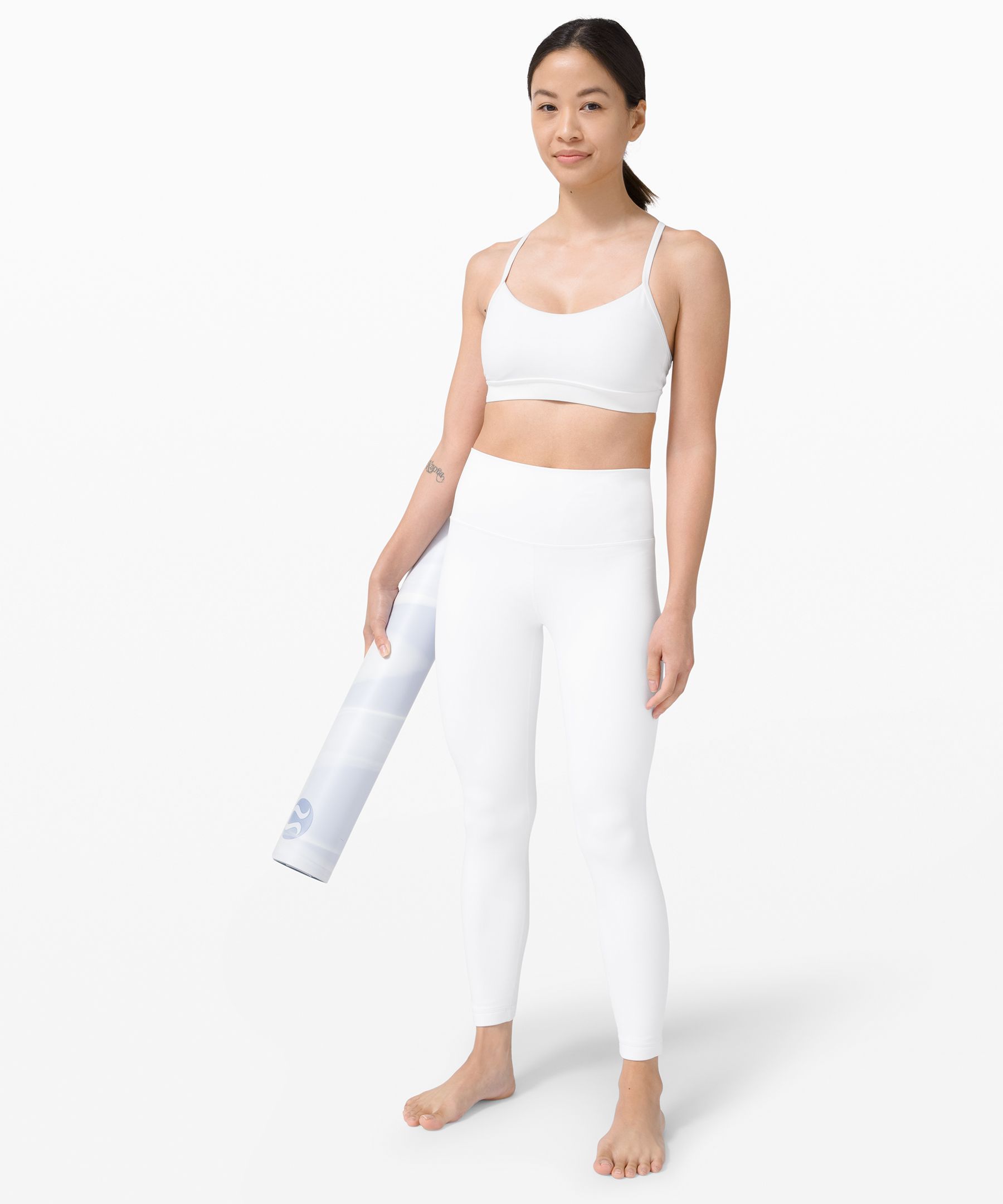 Lululemon Leggings Dame Hvite | 86057-INHJ
