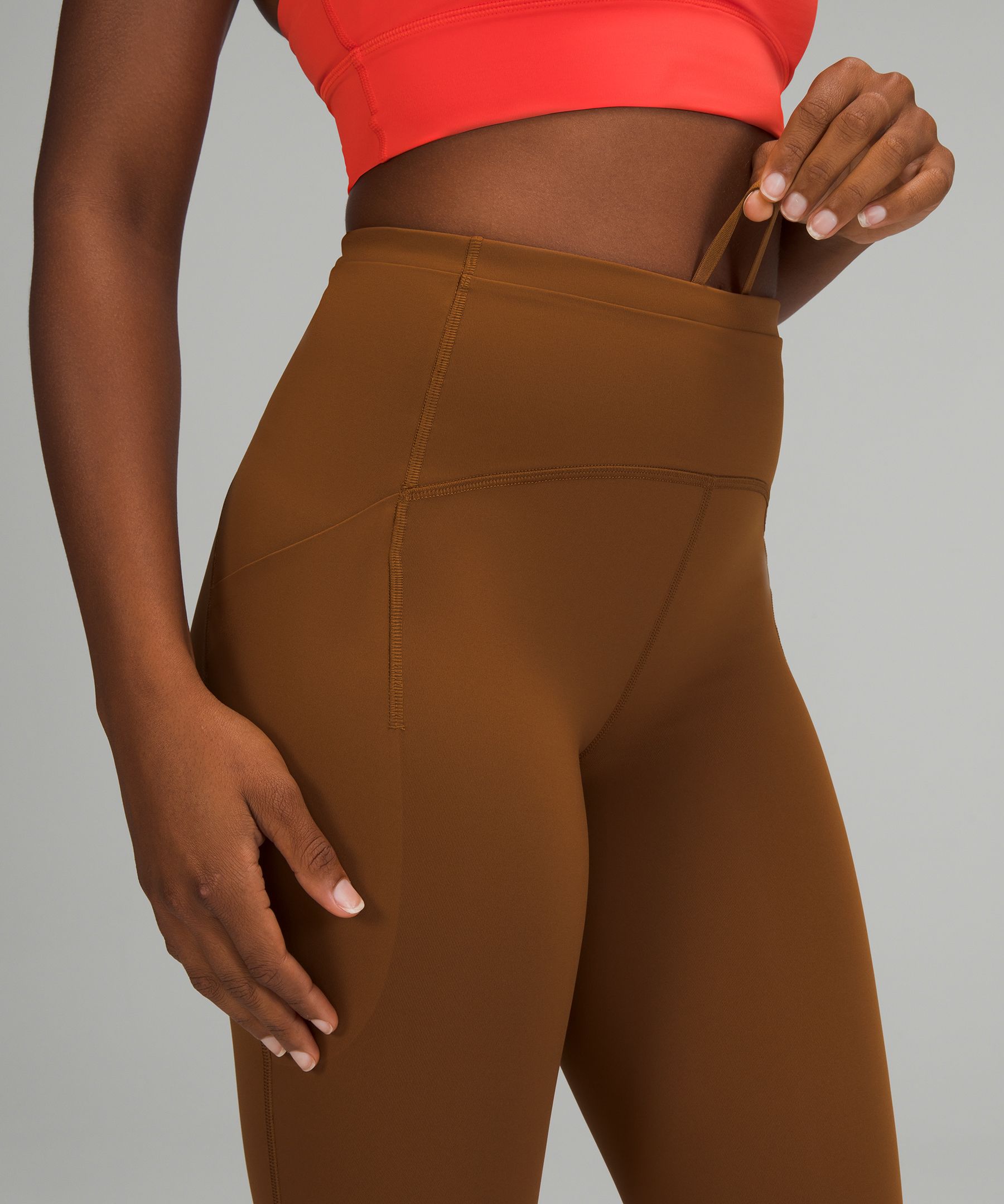 Lululemon Leggings Dame Kopper Brune | 64879-EZUW