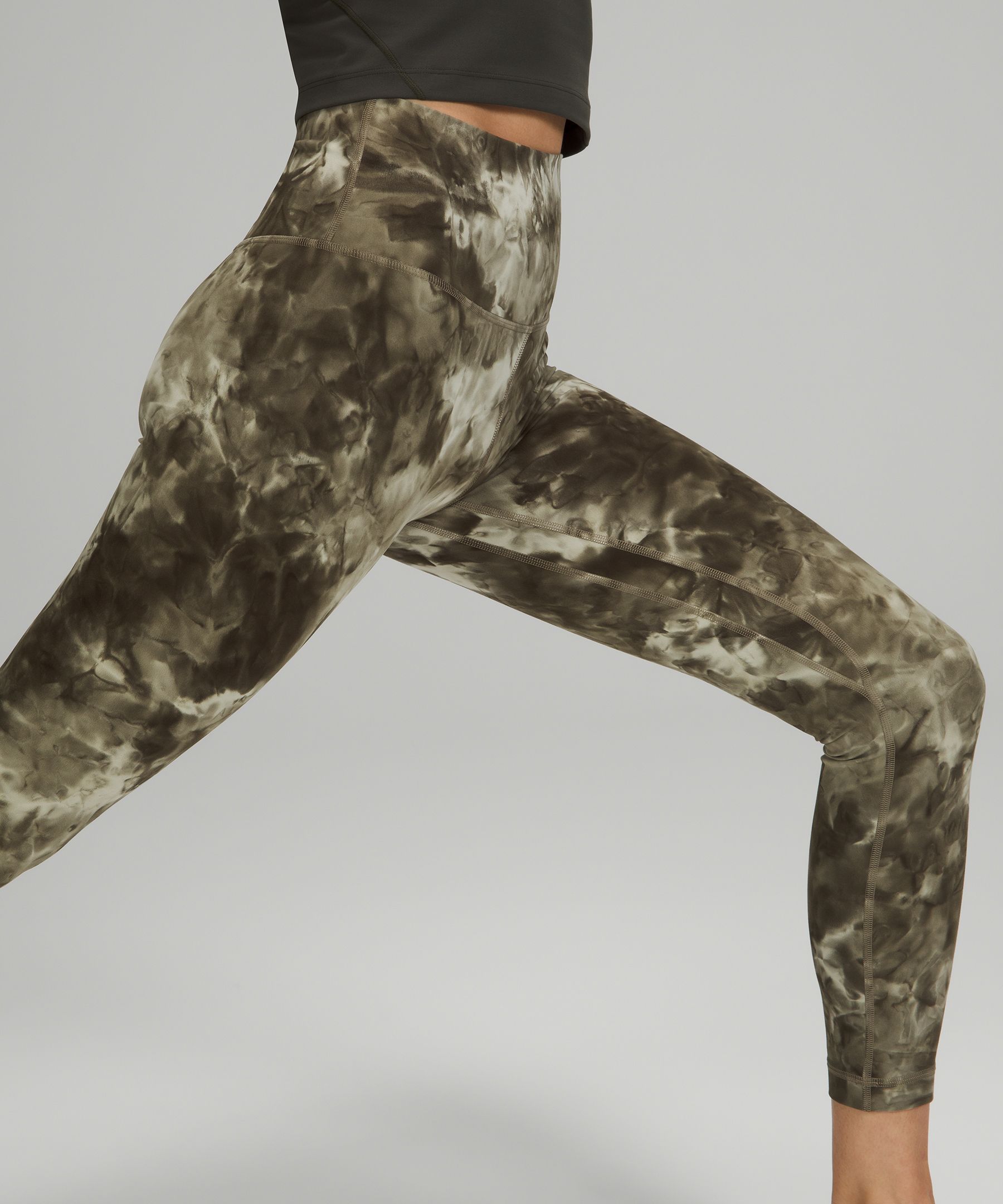 Lululemon Leggings Dame Lyse Olivengrønne | 65312-IQZW