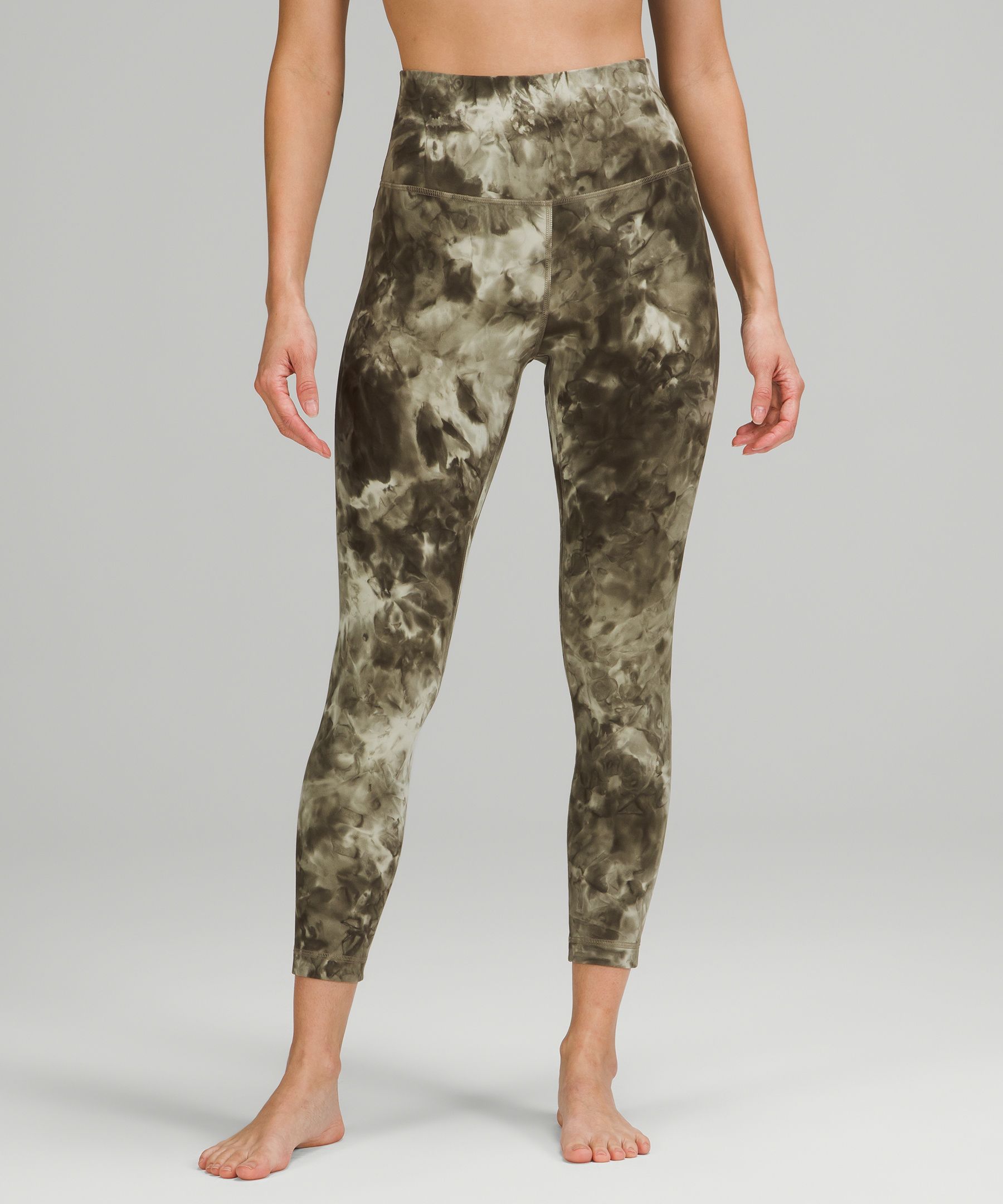 Lululemon Leggings Dame Lyse Olivengrønne | 65312-IQZW