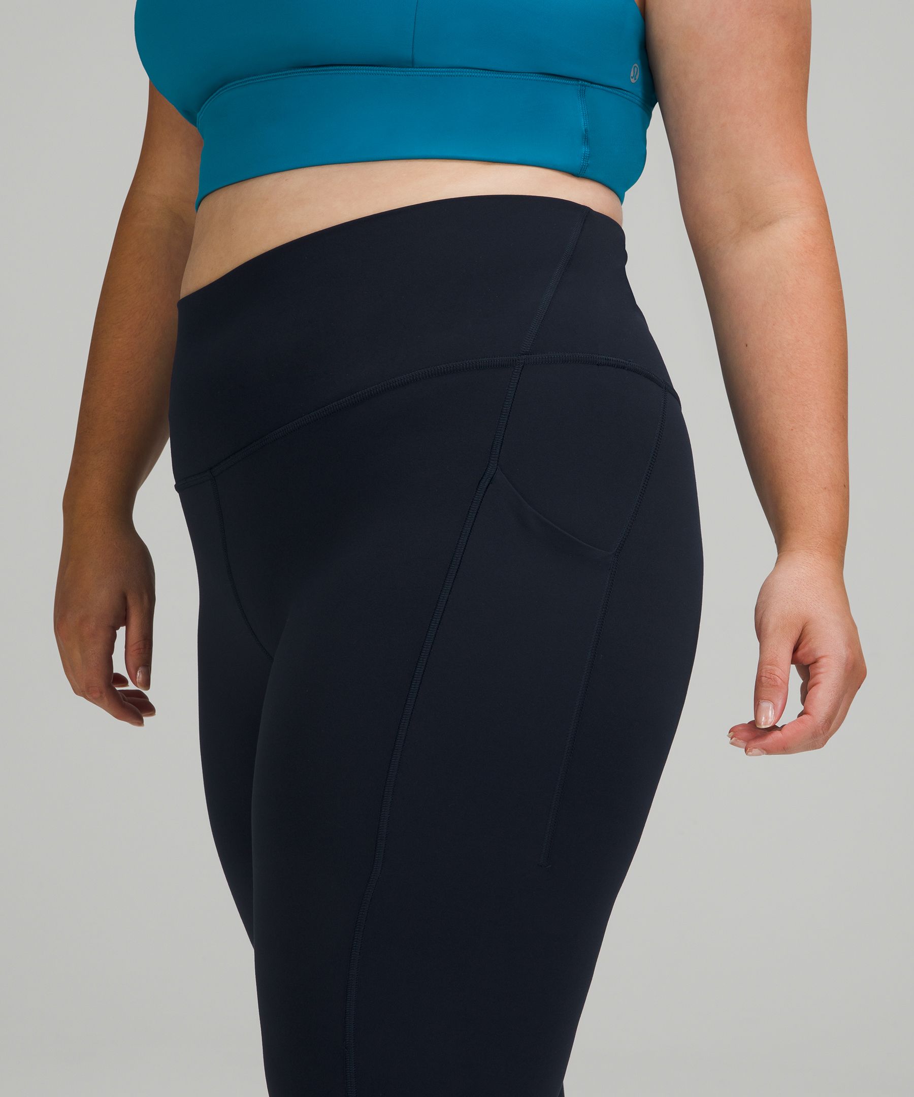 Lululemon Leggings Dame Marineblå | 05941-UPDB