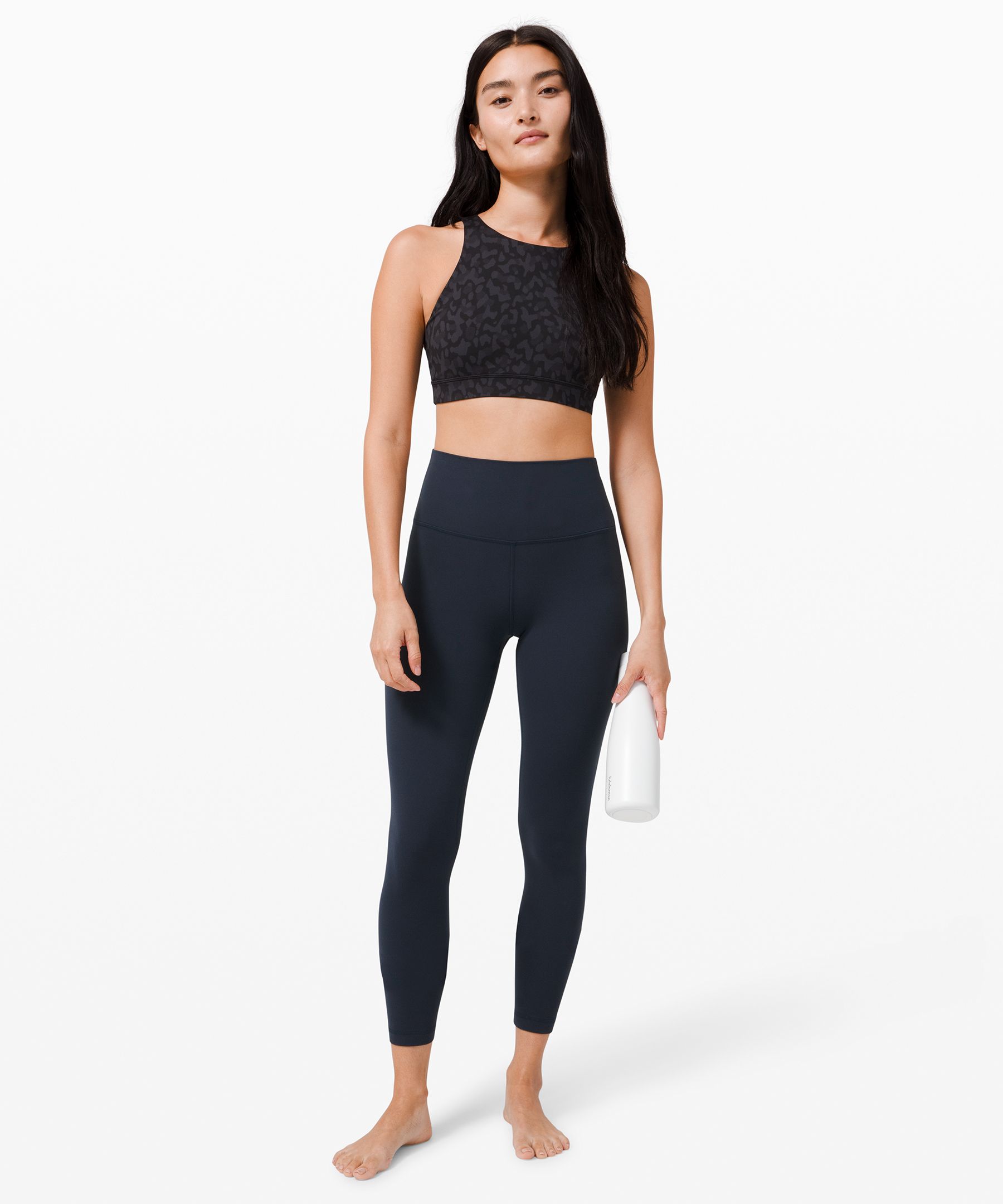 Lululemon Leggings Dame Marineblå | 10398-PLNX