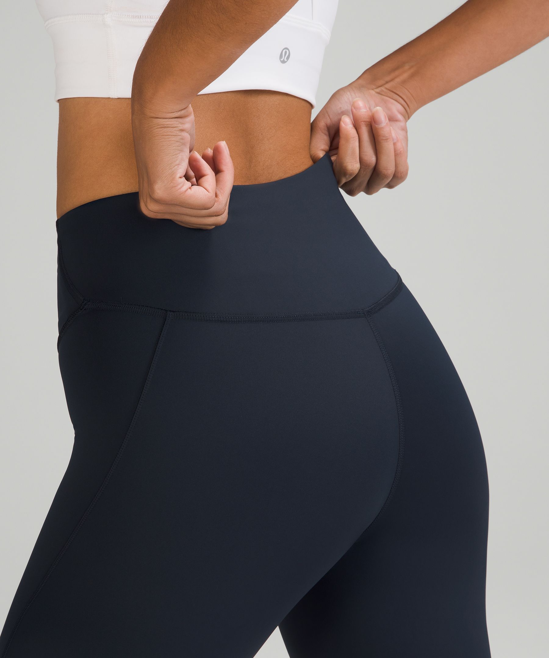 Lululemon Leggings Dame Marineblå | 12349-WEPR