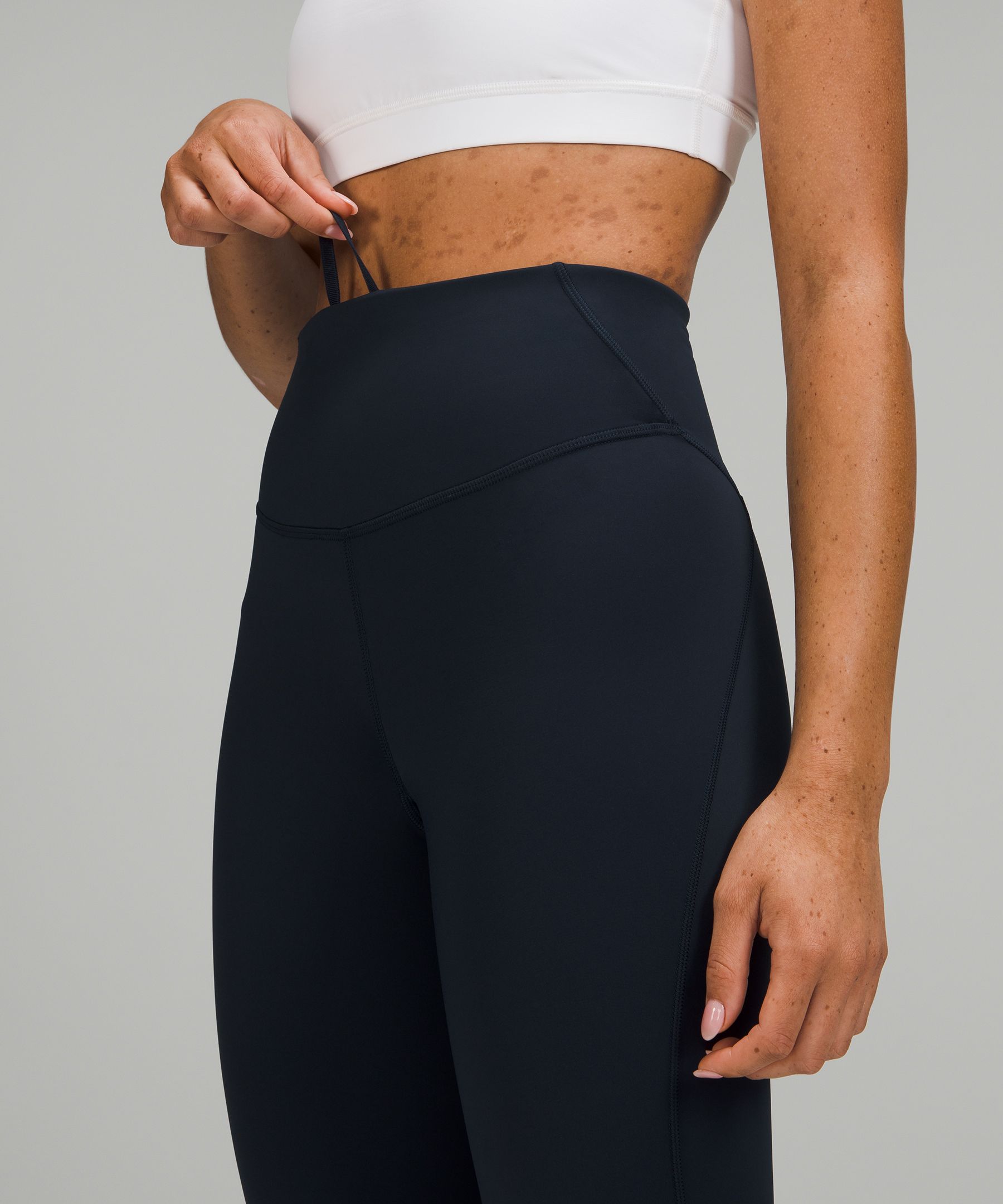 Lululemon Leggings Dame Marineblå | 25137-QRBF
