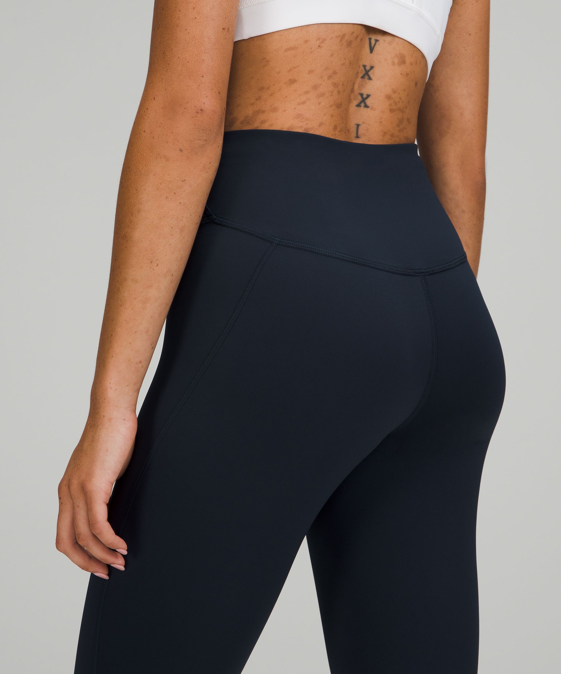 Lululemon Leggings Dame Marineblå | 25137-QRBF