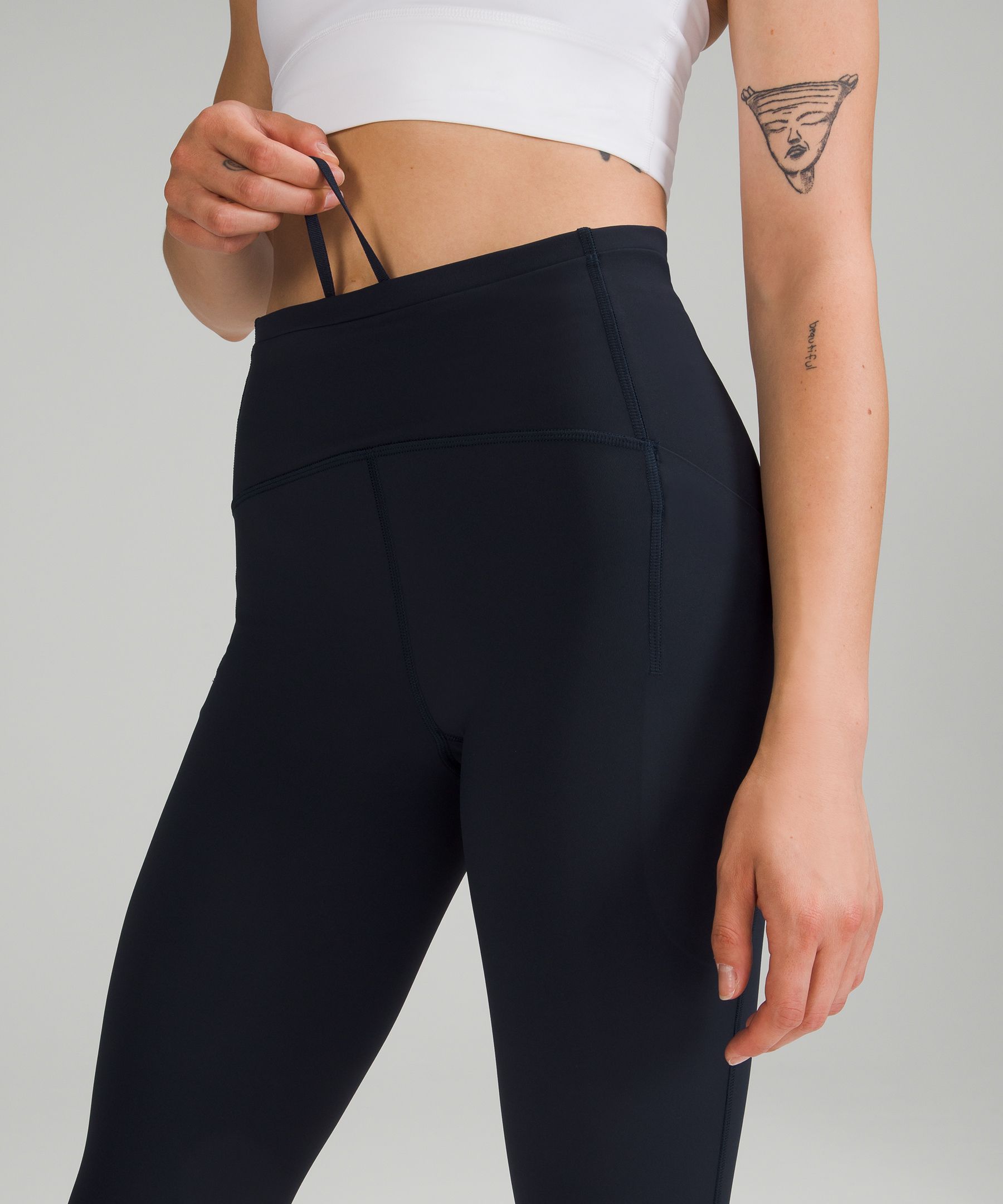 Lululemon Leggings Dame Marineblå | 25631-KASC