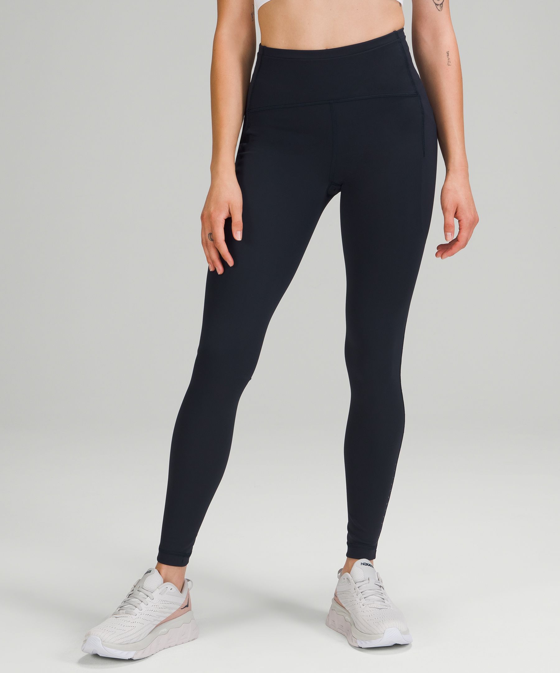 Lululemon Leggings Dame Marineblå | 25631-KASC