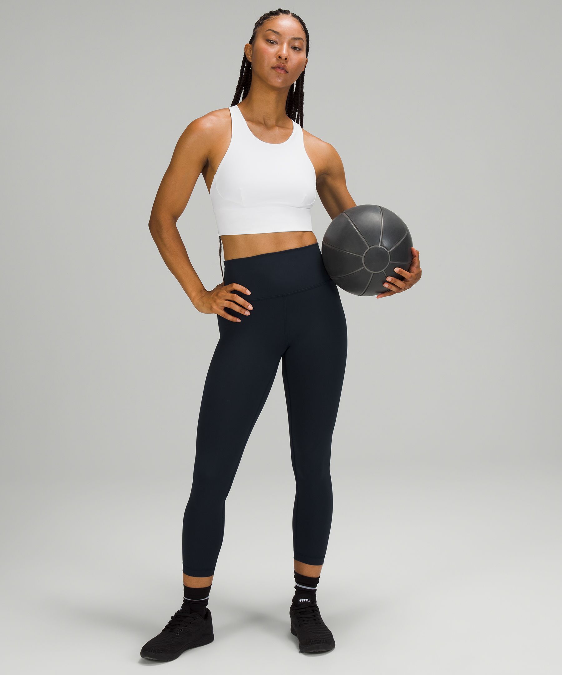 Lululemon Leggings Dame Marineblå | 27495-OEQB