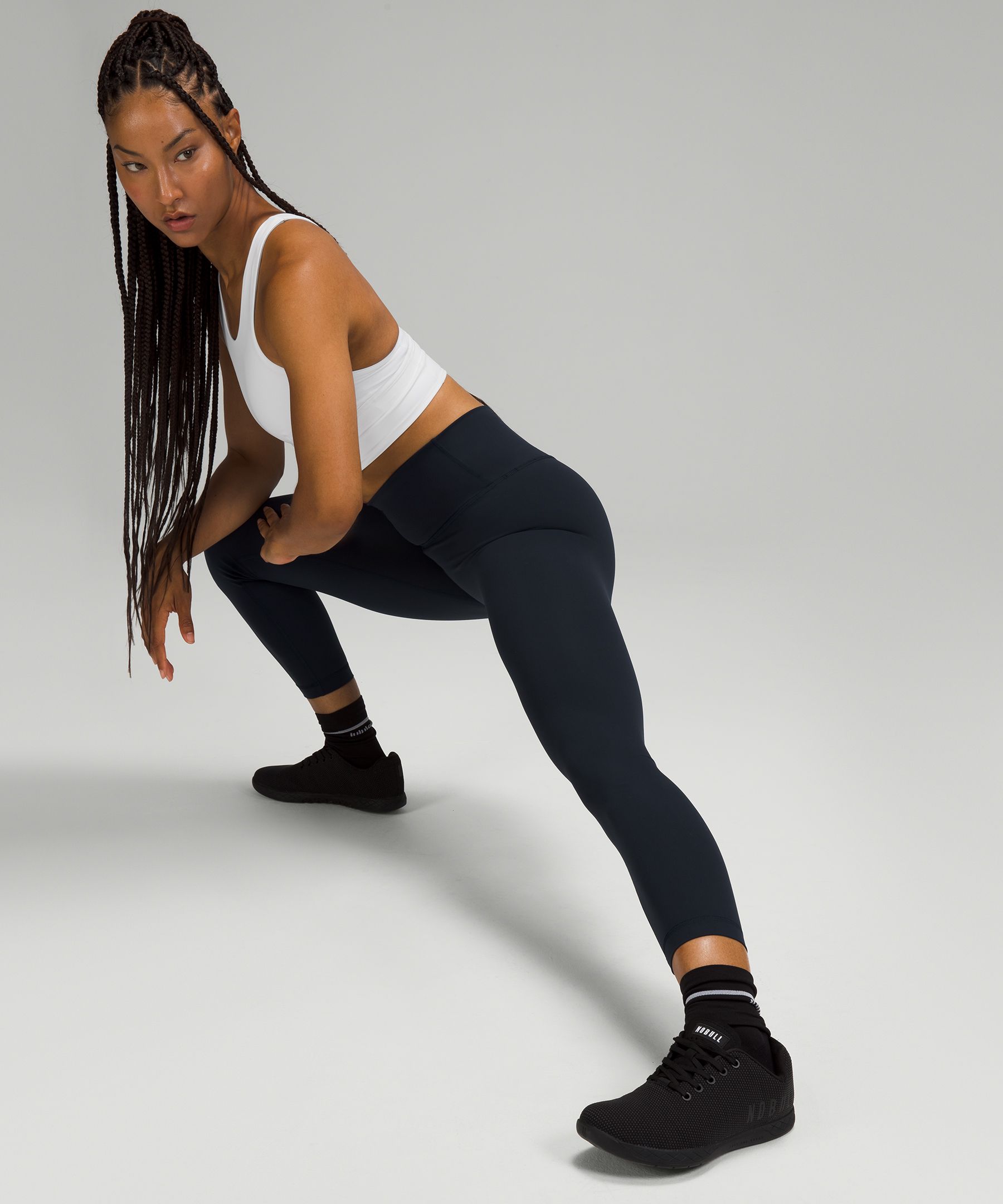 Lululemon Leggings Dame Marineblå | 27495-OEQB