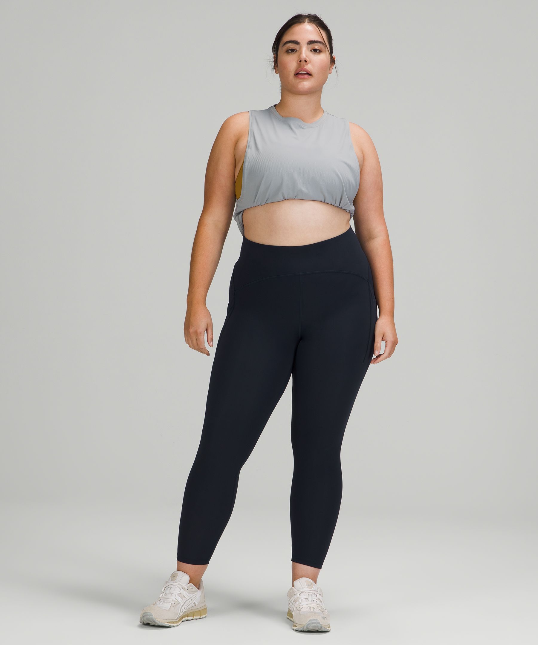 Lululemon Leggings Dame Marineblå | 36142-LQXJ