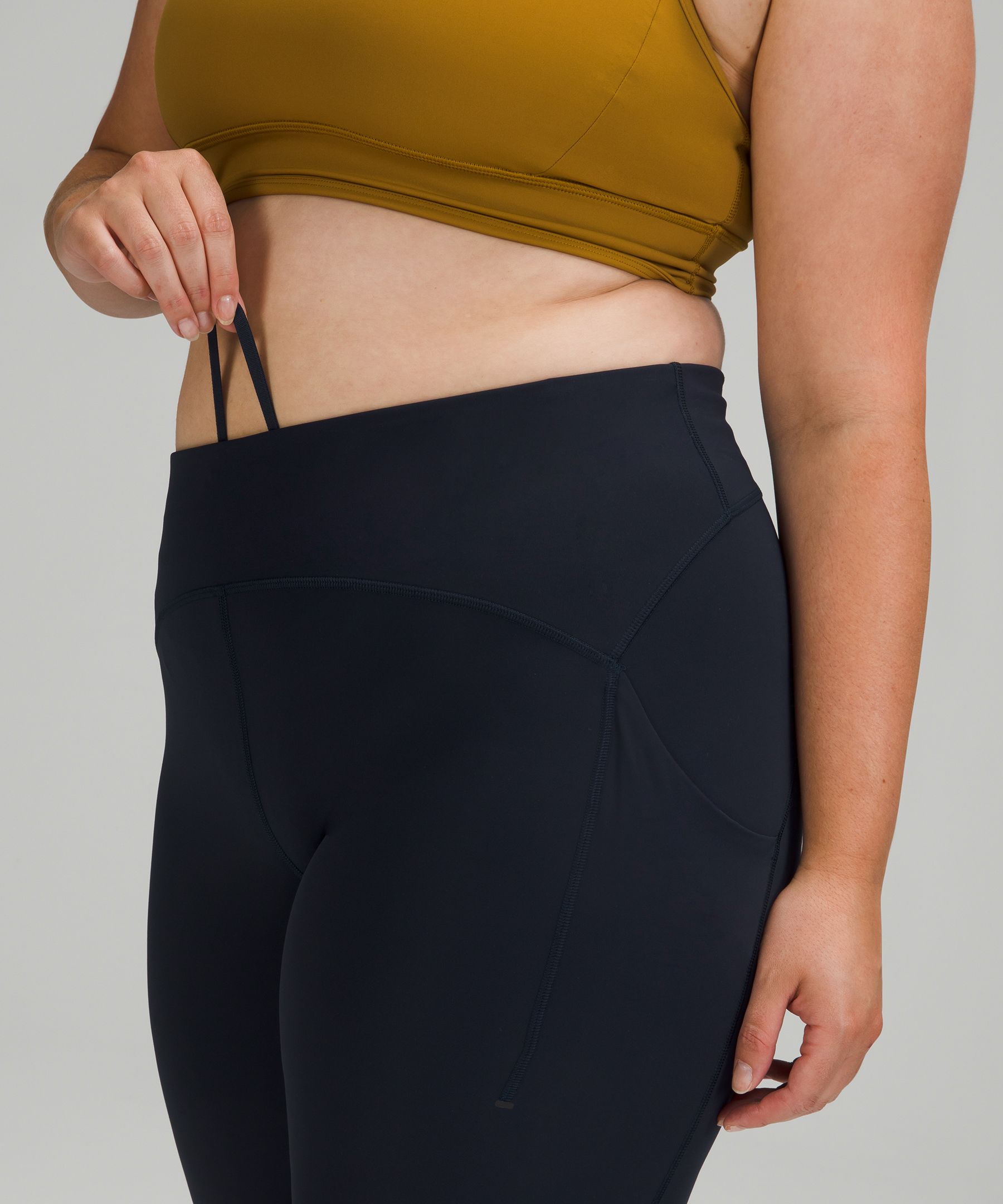 Lululemon Leggings Dame Marineblå | 36142-LQXJ