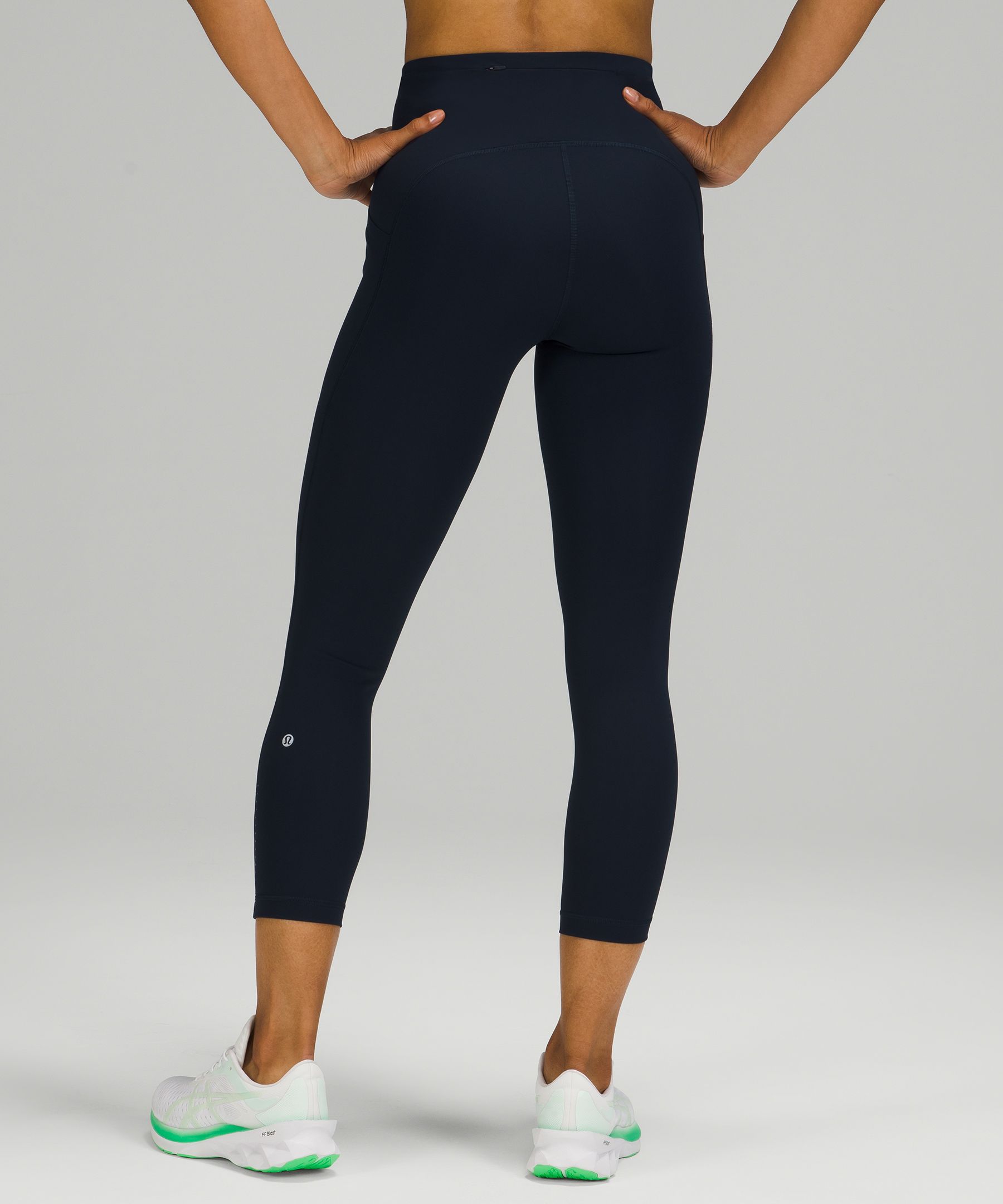 Lululemon Leggings Dame Marineblå | 42893-KXMI