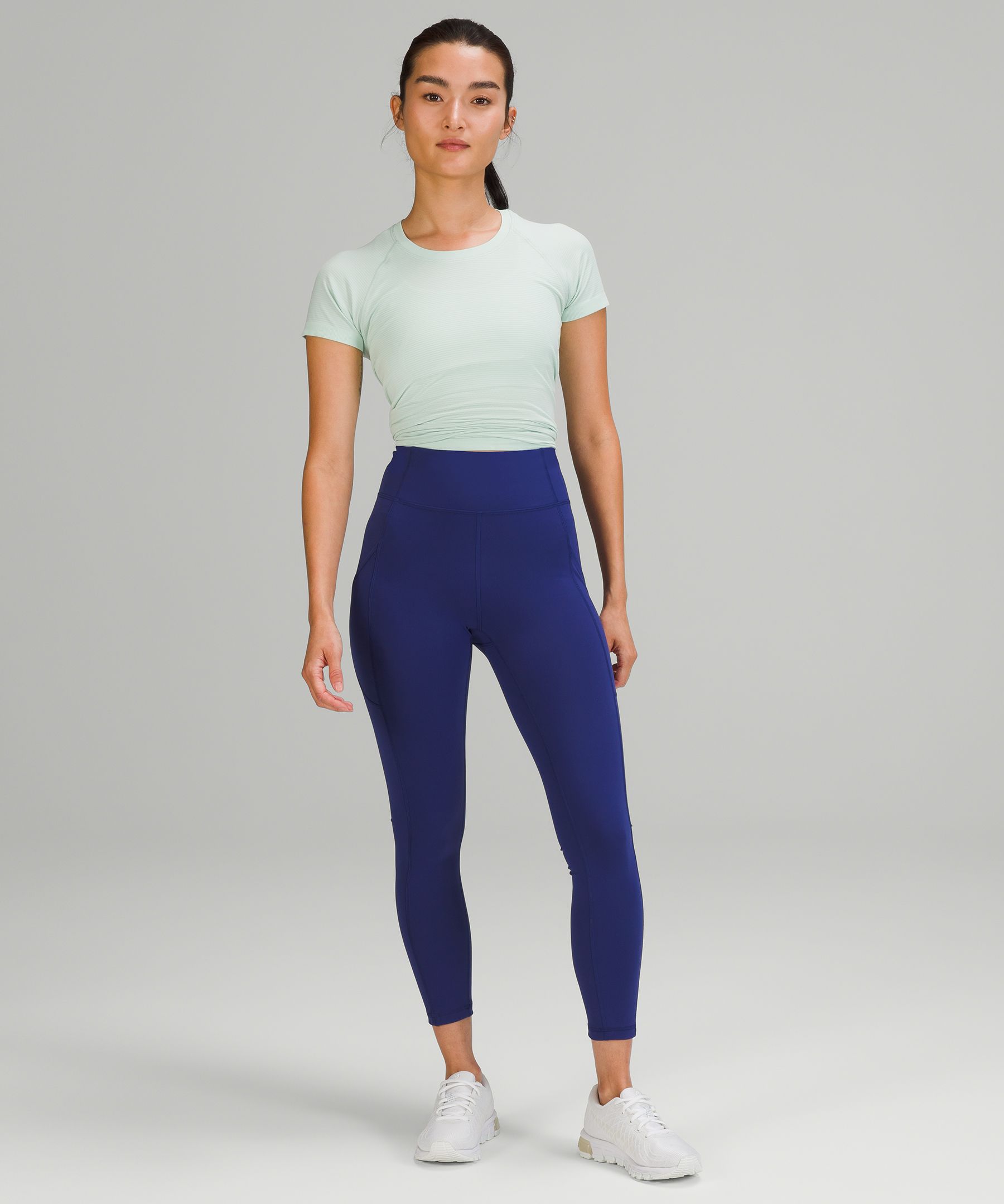 Lululemon Leggings Dame Marineblå | 45936-WEOB