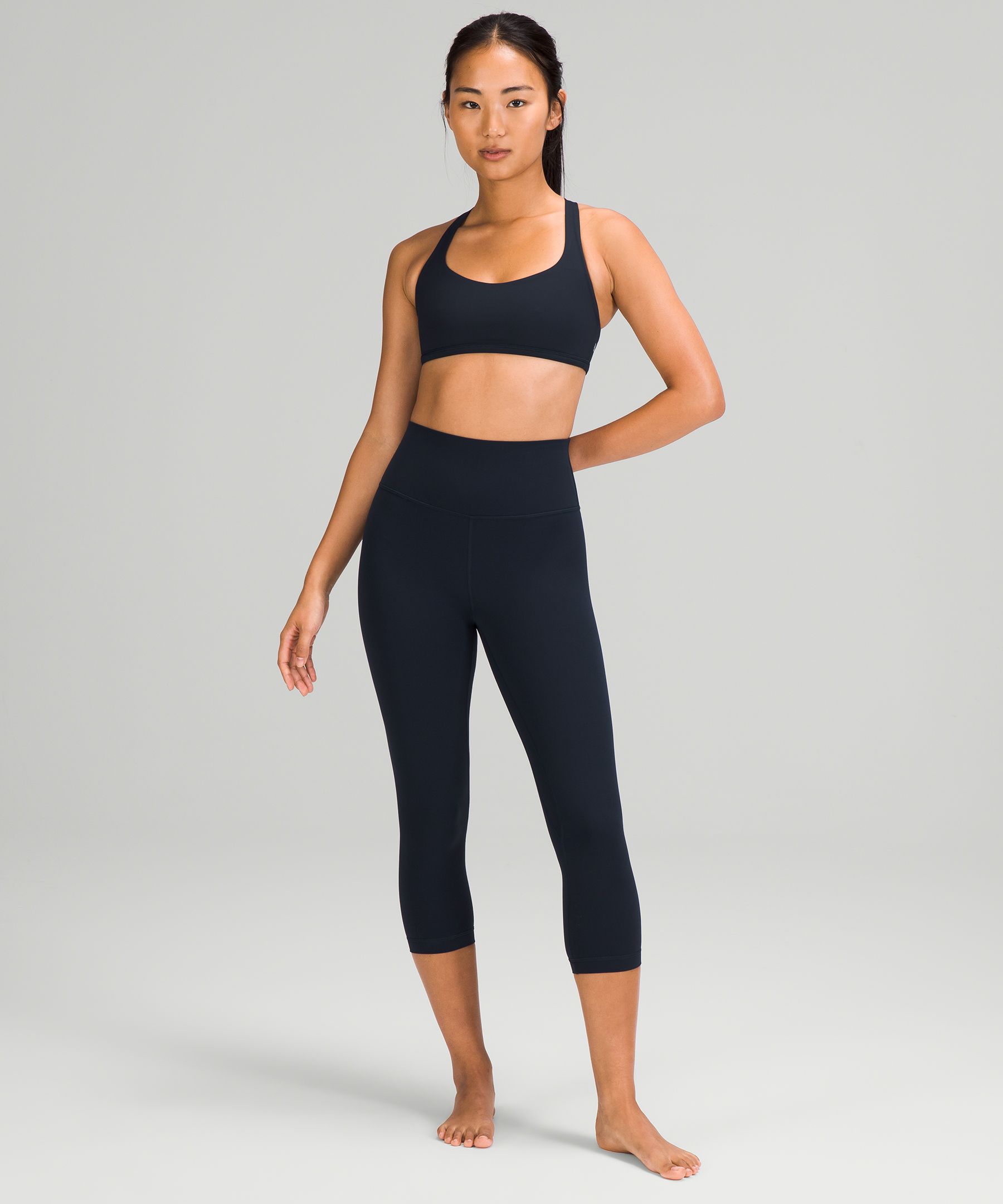 Lululemon Leggings Dame Marineblå | 54713-HESJ