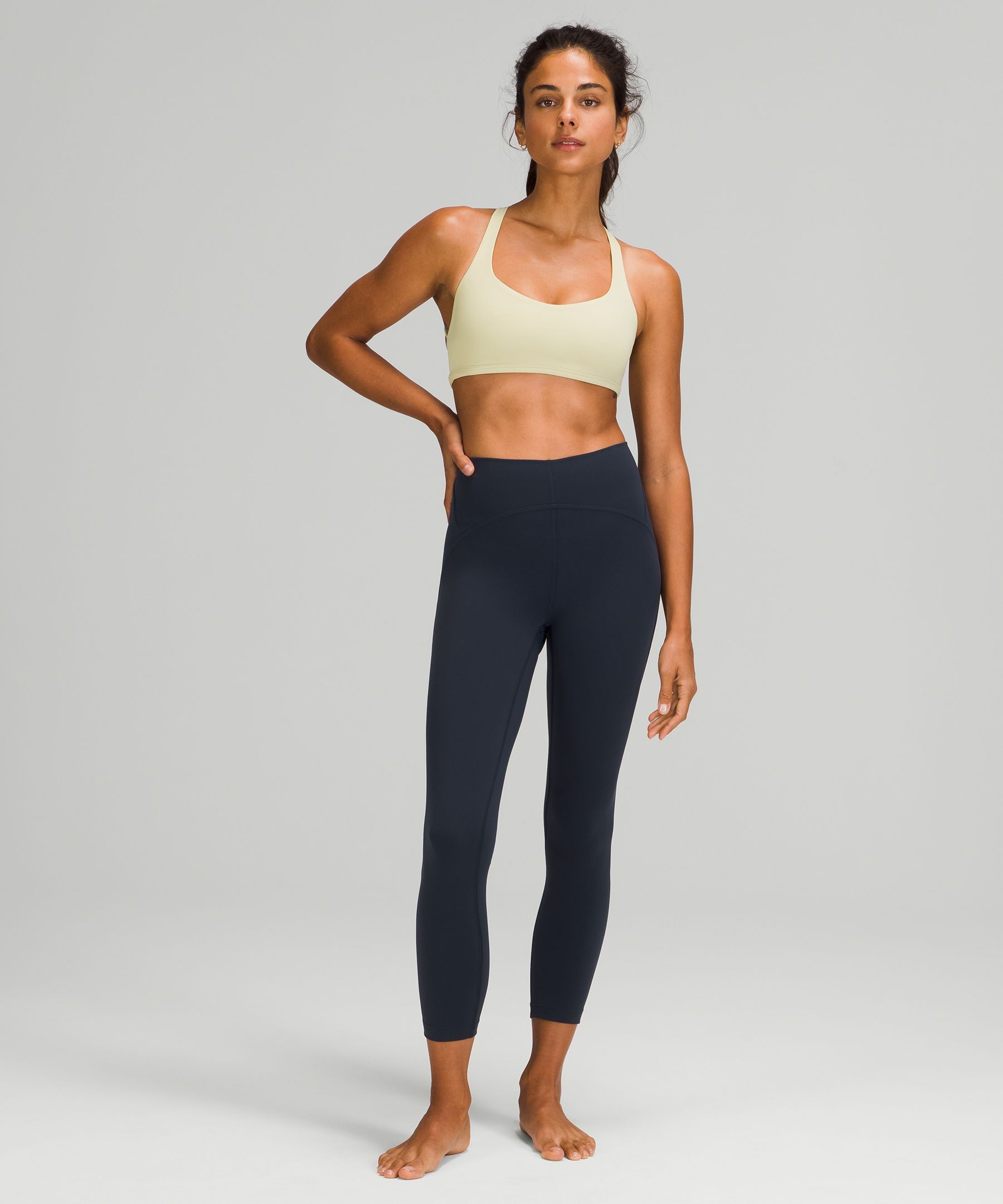 Lululemon Leggings Dame Marineblå | 56143-GNVU