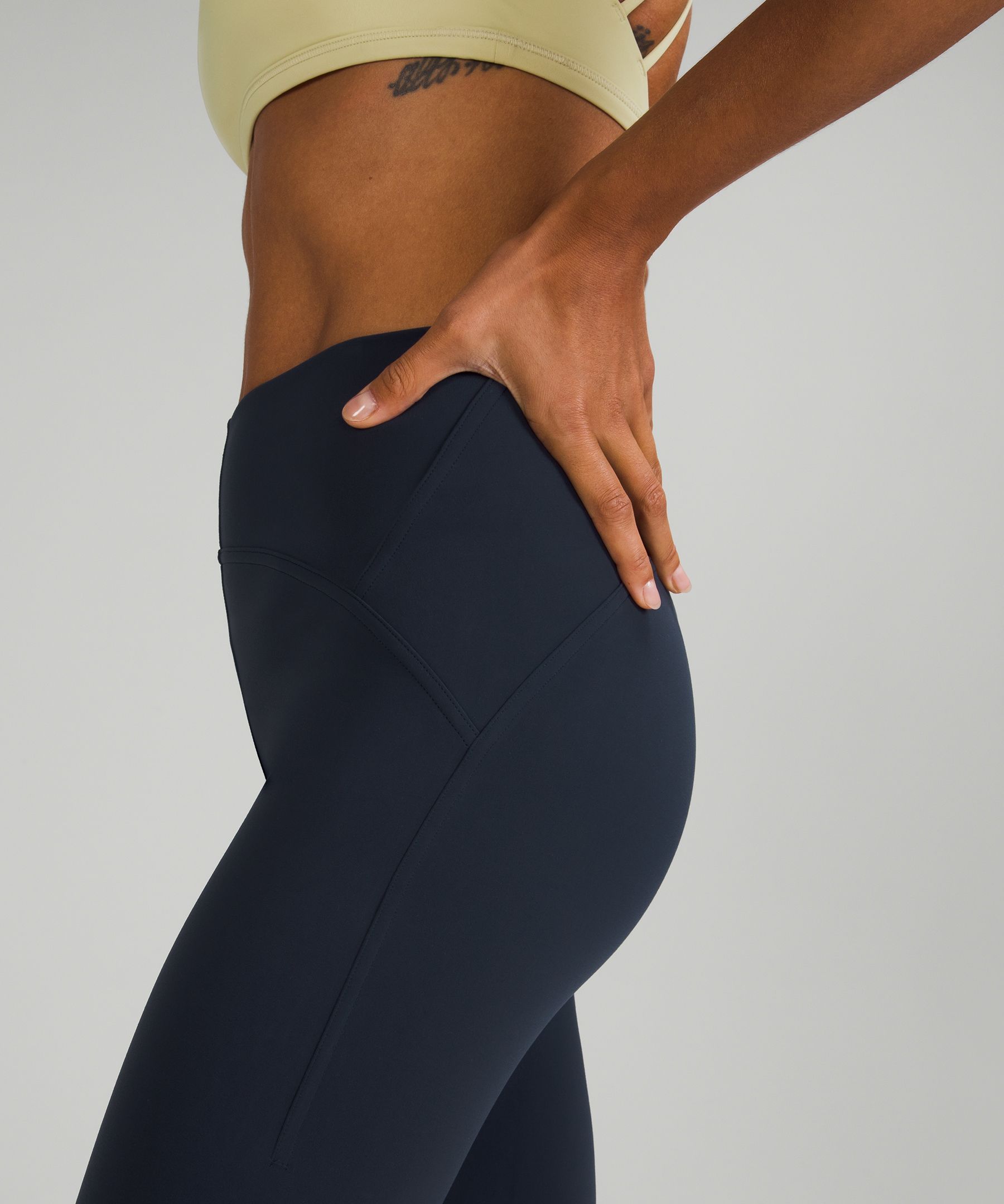 Lululemon Leggings Dame Marineblå | 56143-GNVU