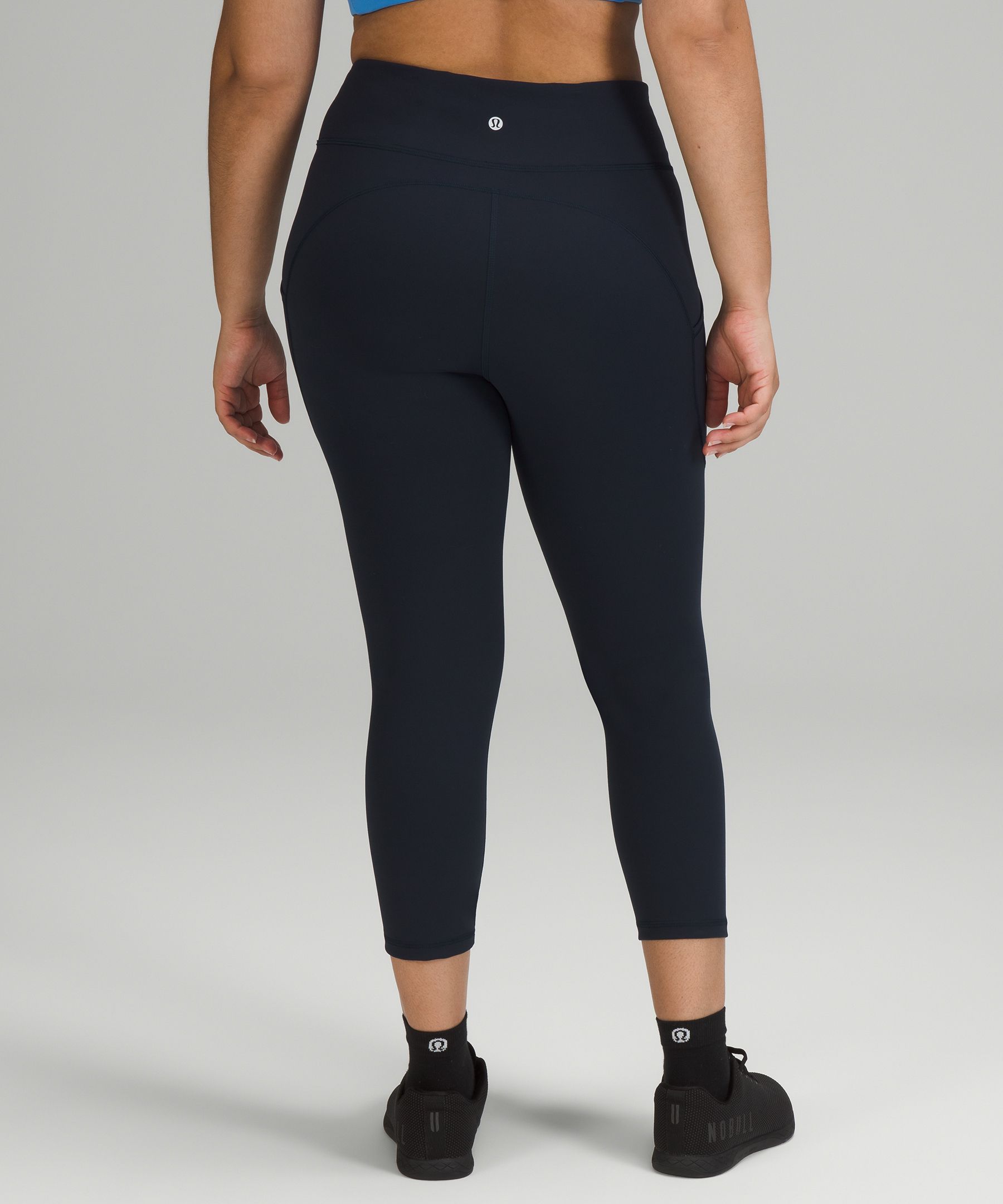 Lululemon Leggings Dame Marineblå | 61847-MKSE