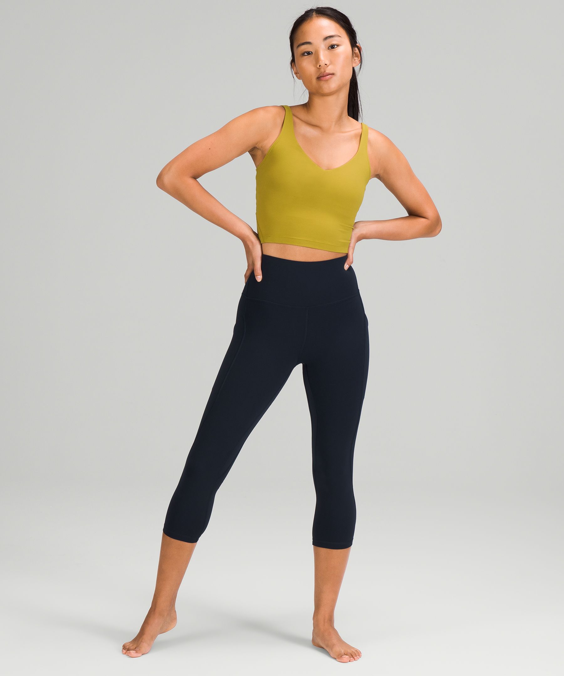 Lululemon Leggings Dame Marineblå | 63079-ZWFN