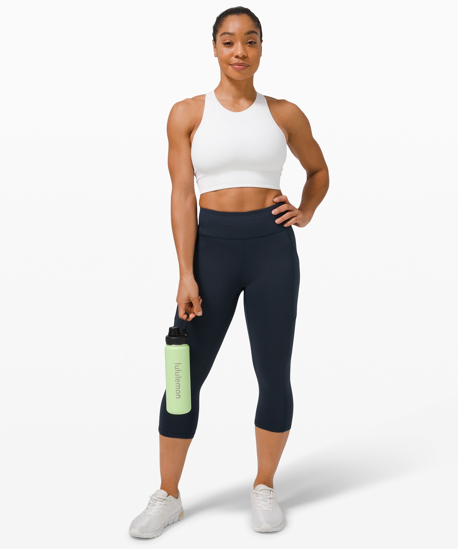 Lululemon Leggings Dame Marineblå | 64298-FBYG
