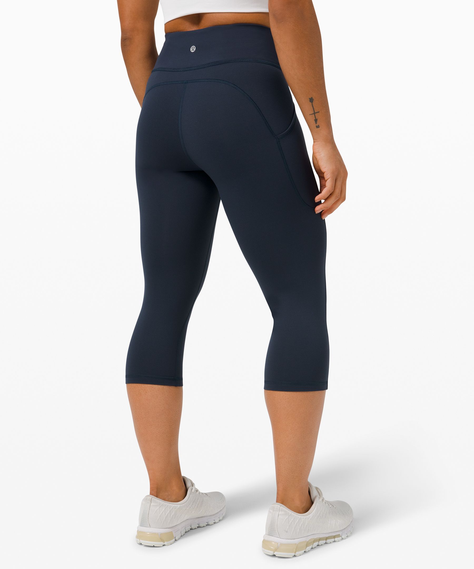 Lululemon Leggings Dame Marineblå | 64298-FBYG