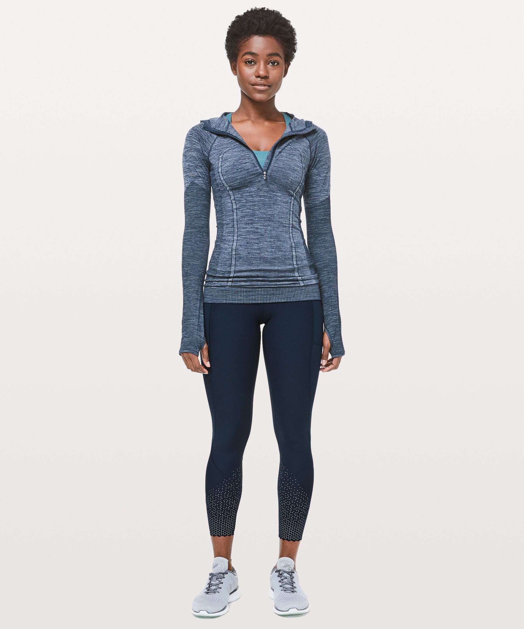 Lululemon Leggings Dame Marineblå | 65092-SRTY
