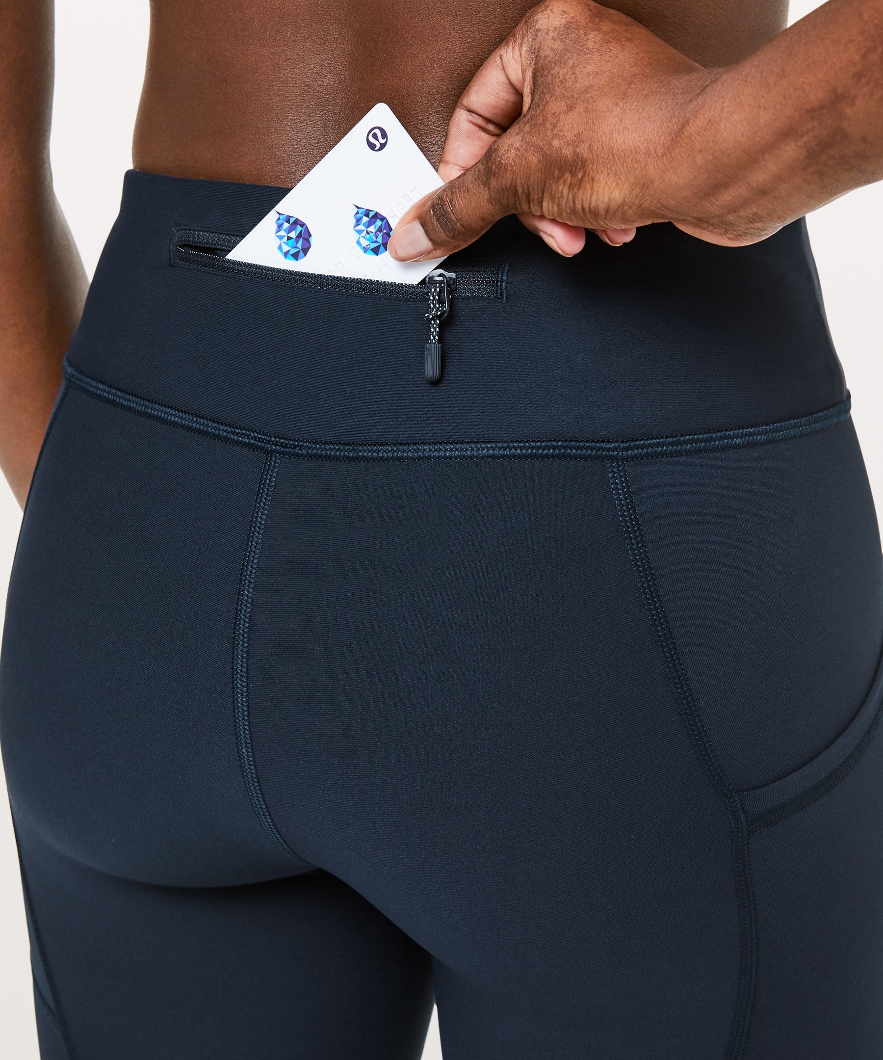 Lululemon Leggings Dame Marineblå | 65092-SRTY