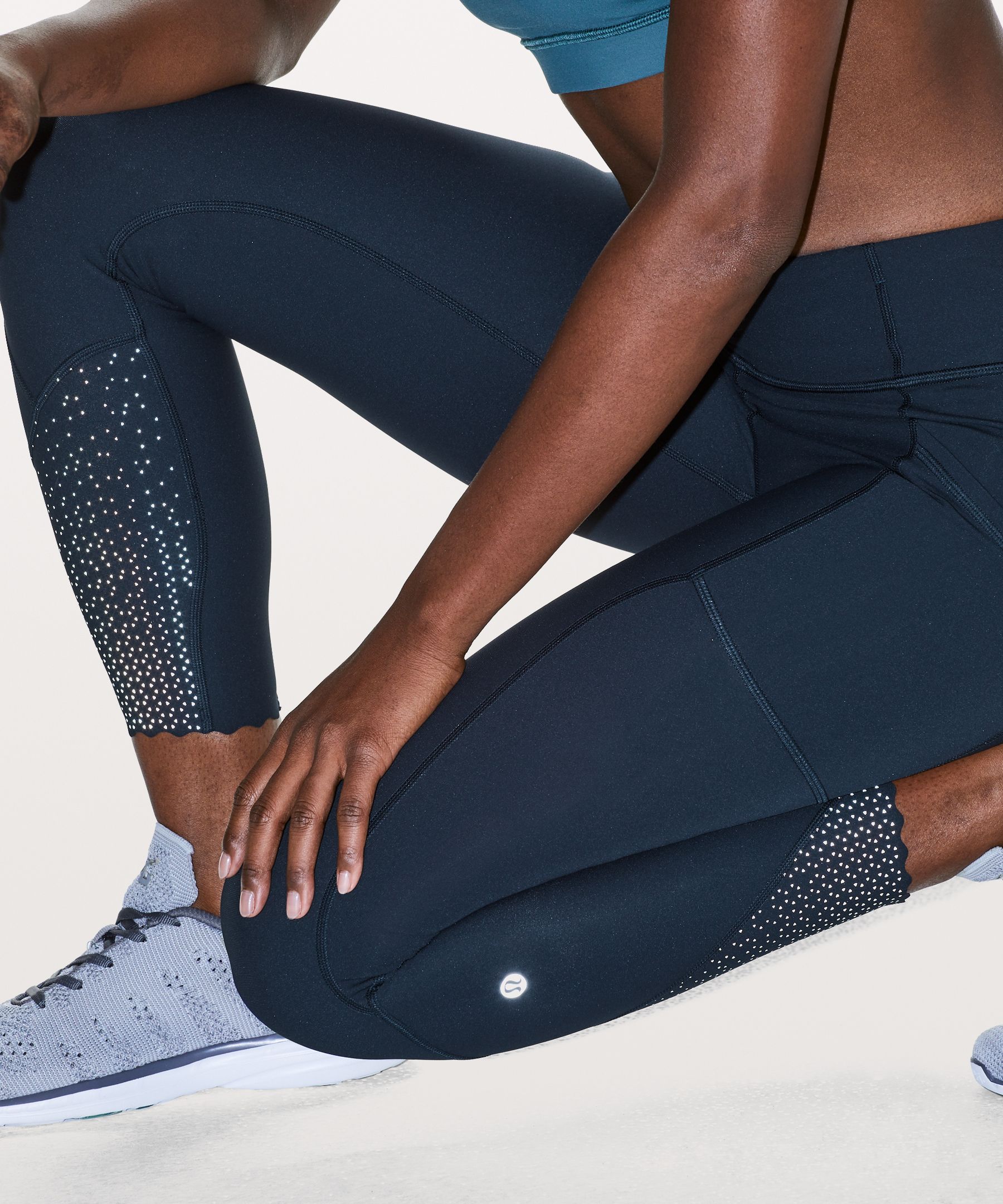 Lululemon Leggings Dame Marineblå | 65092-SRTY