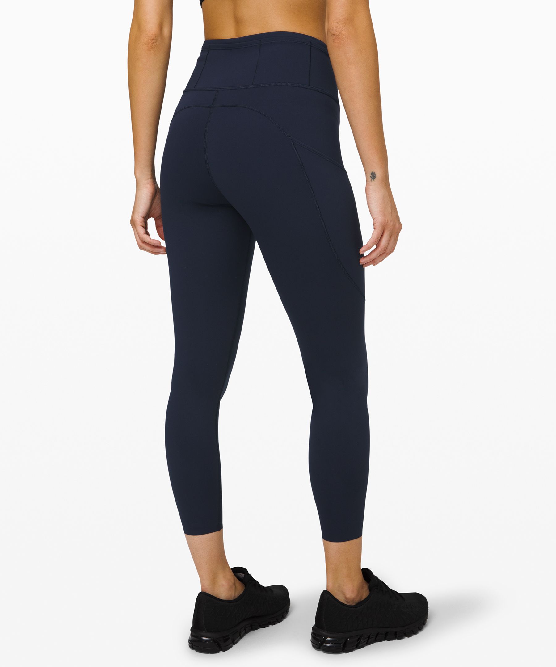 Lululemon Leggings Dame Marineblå | 65948-PUSO