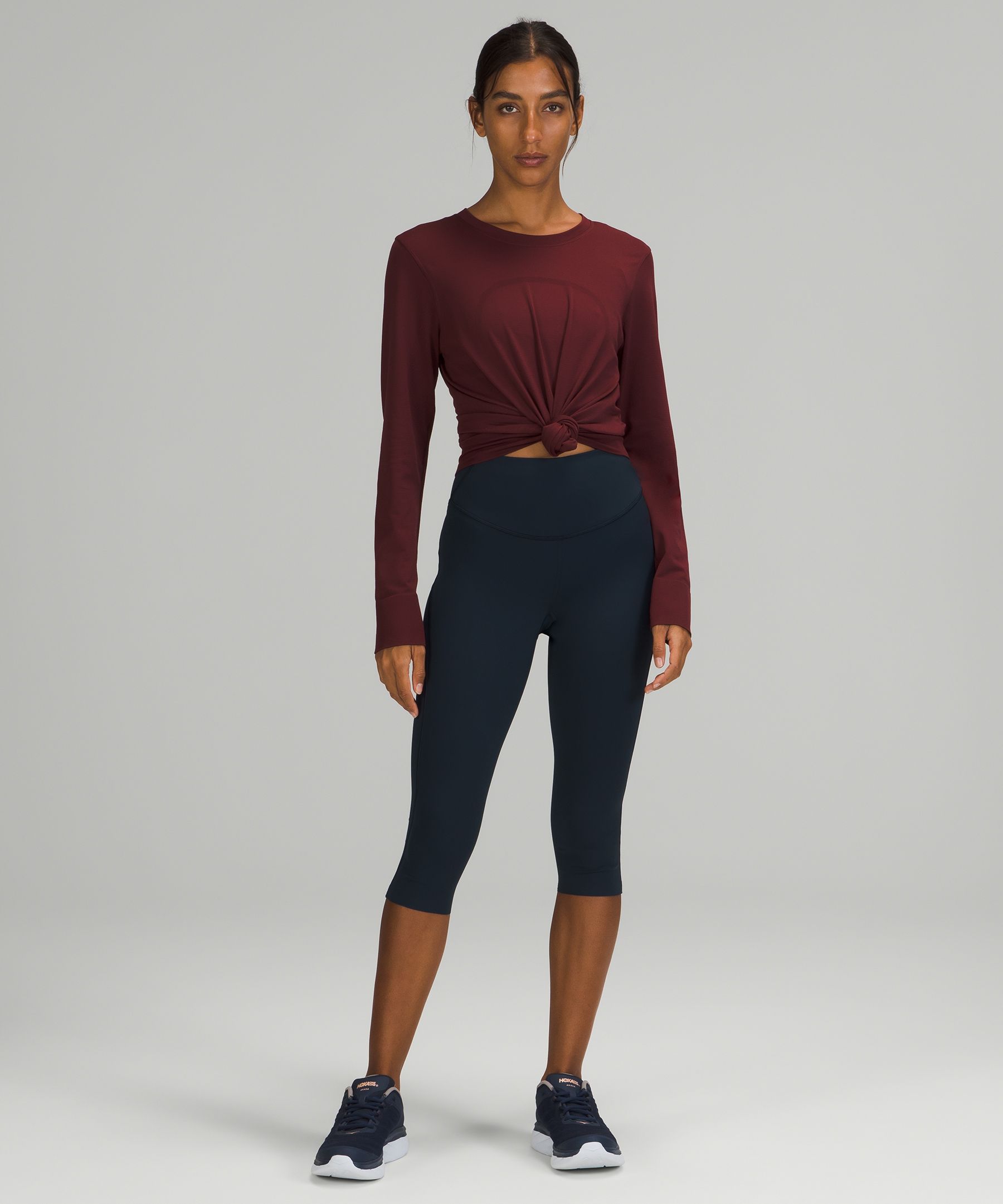 Lululemon Leggings Dame Marineblå | 67398-THQE