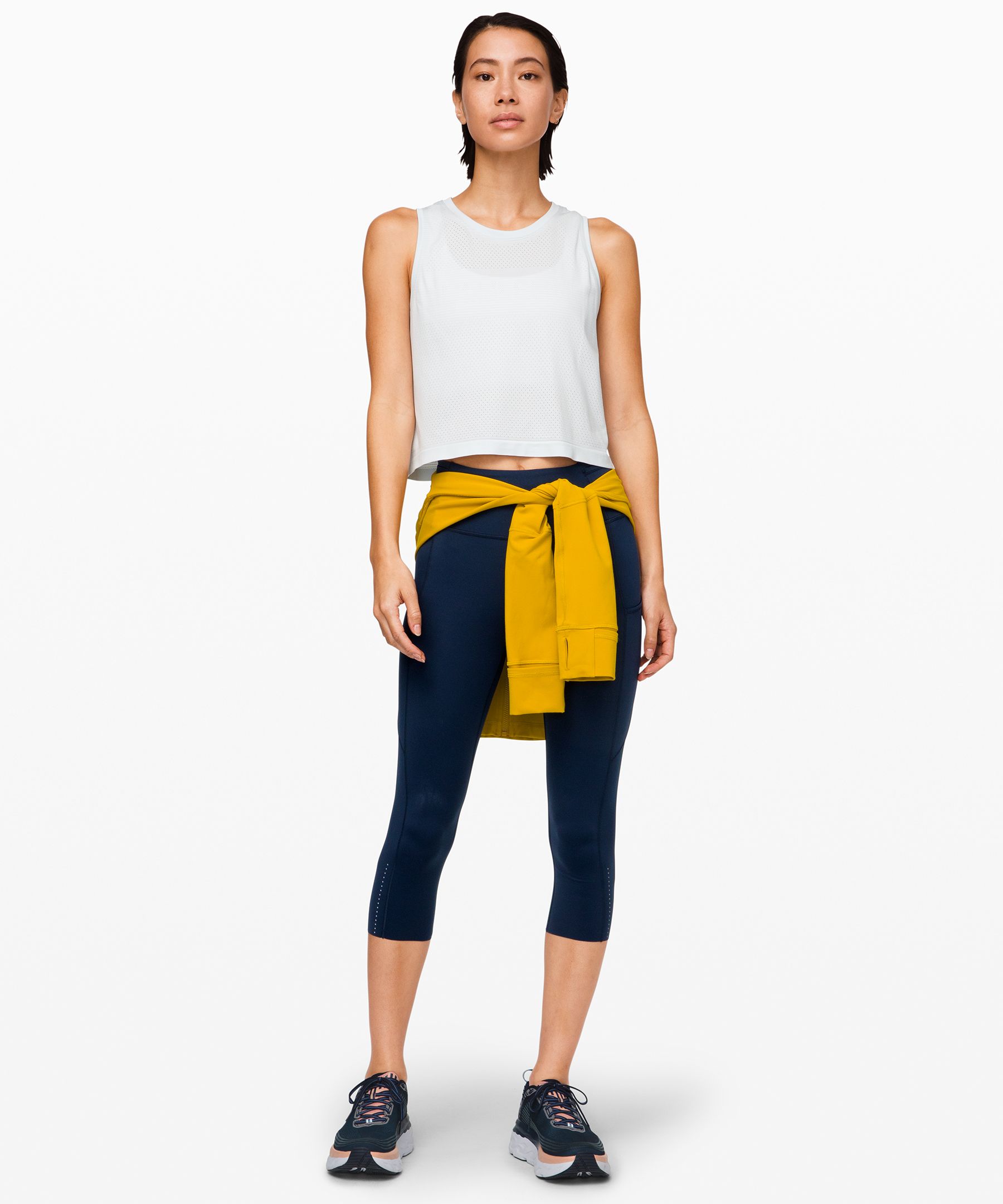 Lululemon Leggings Dame Marineblå | 72458-AYTC