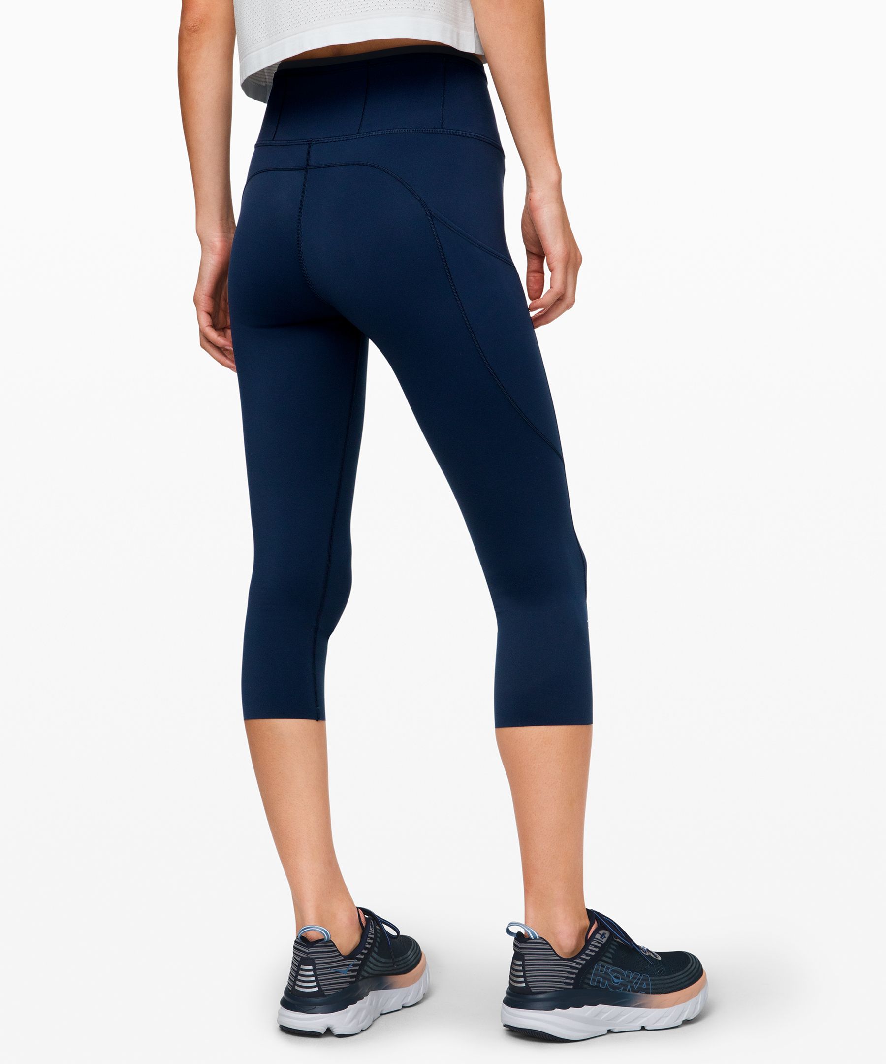Lululemon Leggings Dame Marineblå | 72458-AYTC