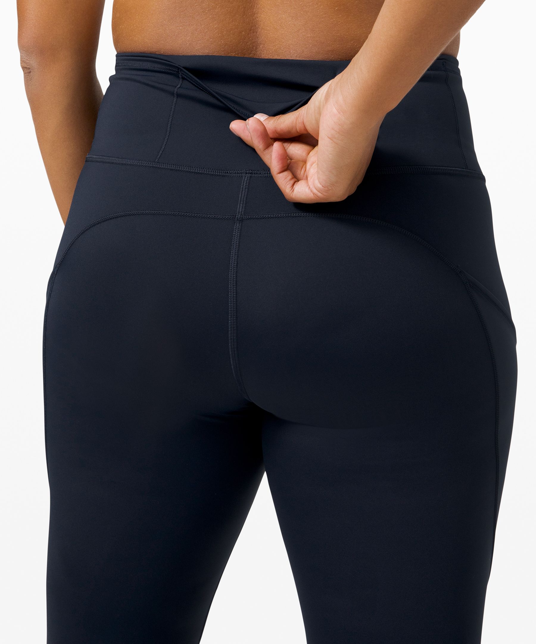 Lululemon Leggings Dame Marineblå | 74639-PJZN