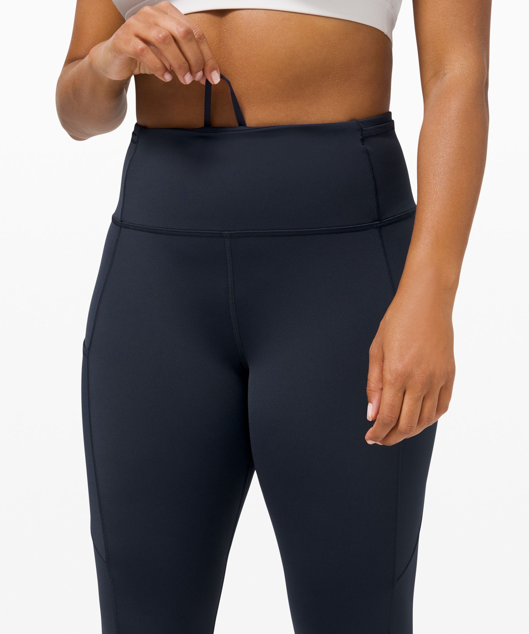Lululemon Leggings Dame Marineblå | 74639-PJZN