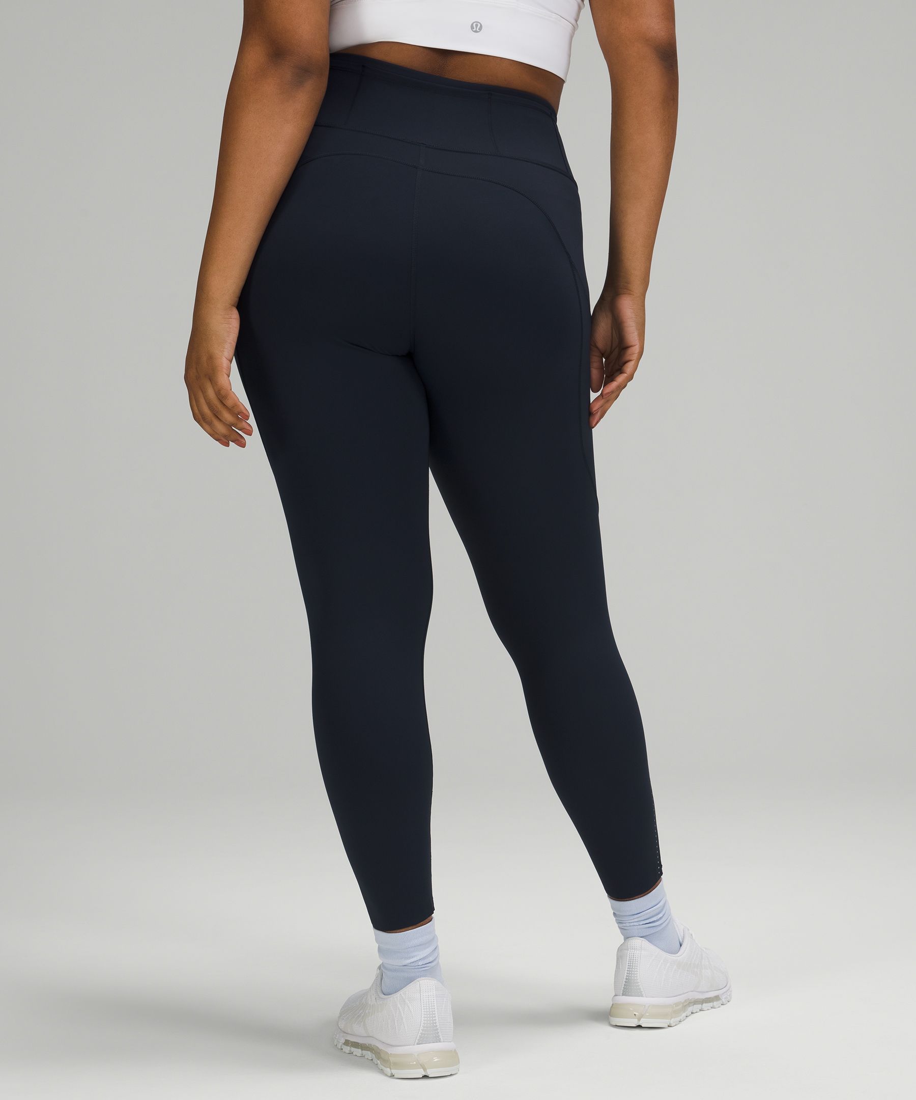 Lululemon Leggings Dame Marineblå | 79386-DKUM