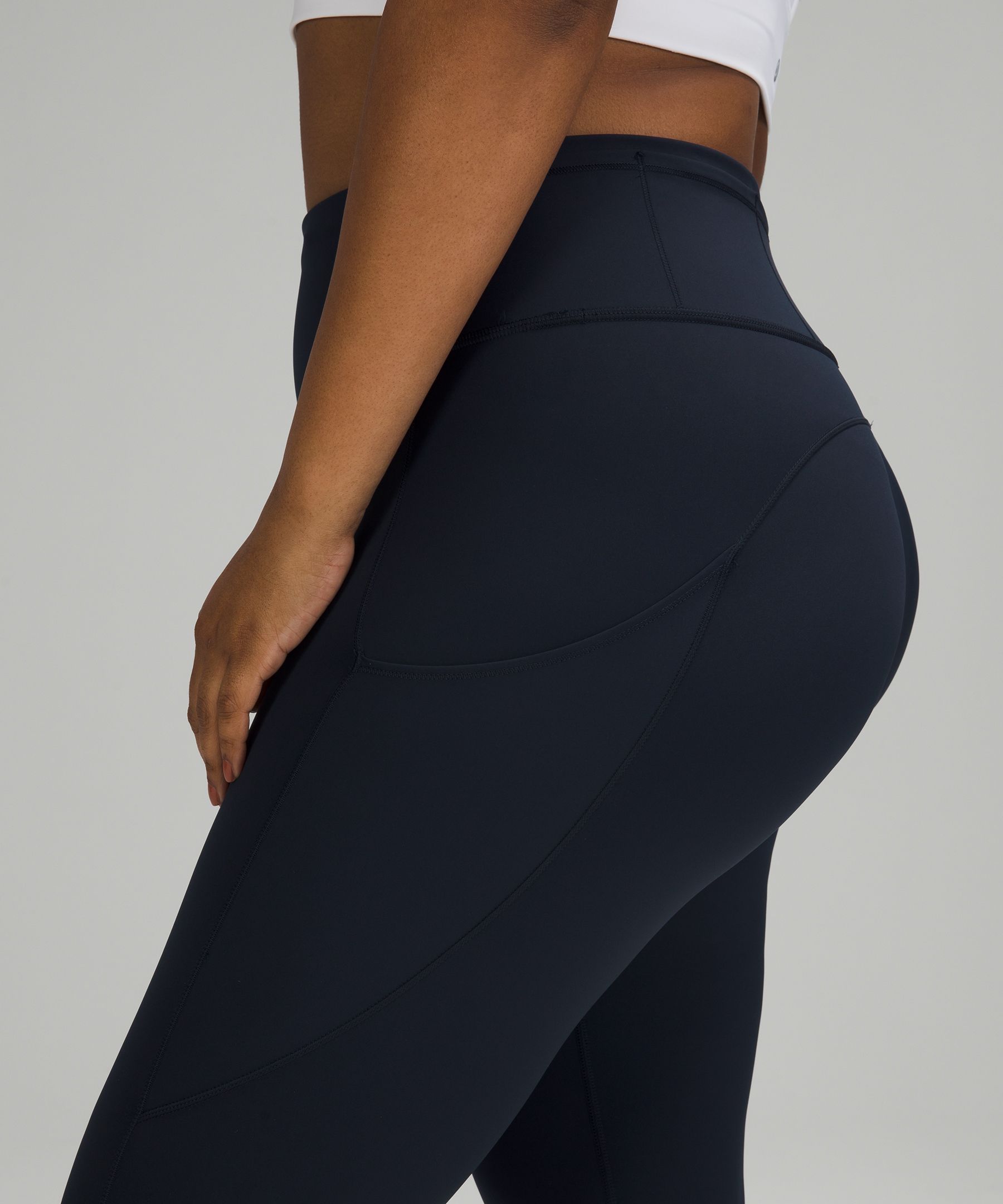 Lululemon Leggings Dame Marineblå | 79386-DKUM